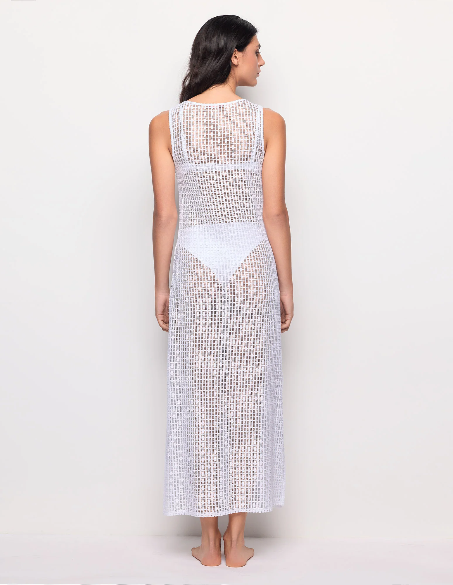 Abito lungo da donna traforato Summer Glam - Image 4