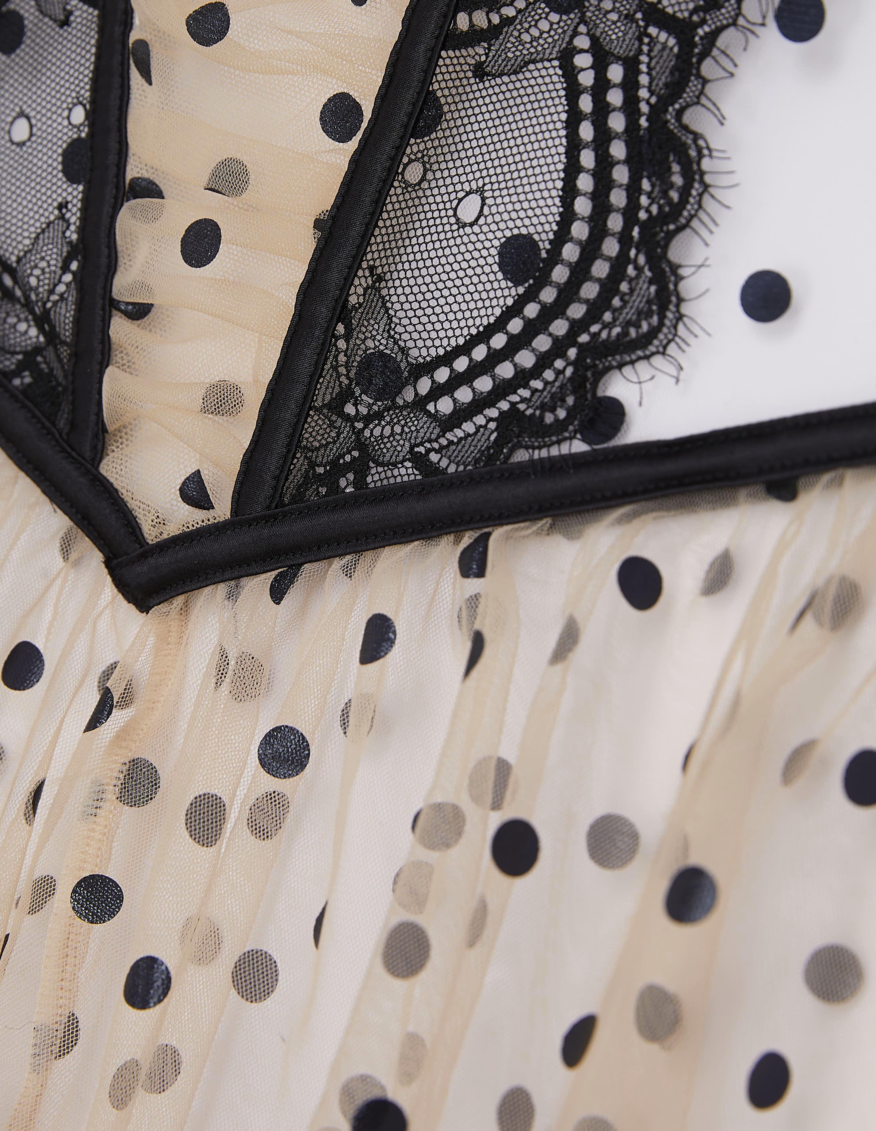 Babydoll con pizzo con coppe sfoderate Delice - Image 5