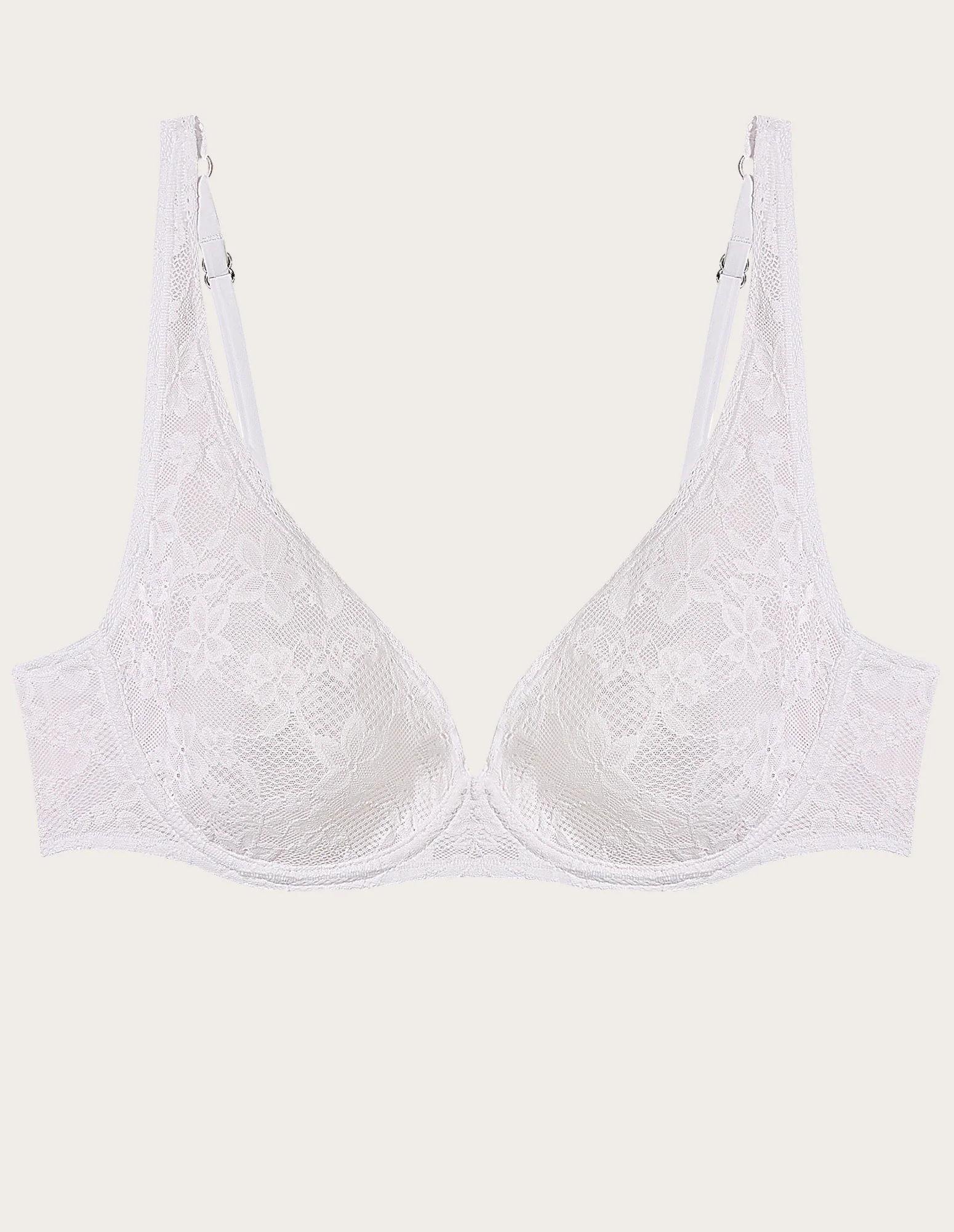 Balconcino a vela bianco con ferretto Stretch Lace - Image 5