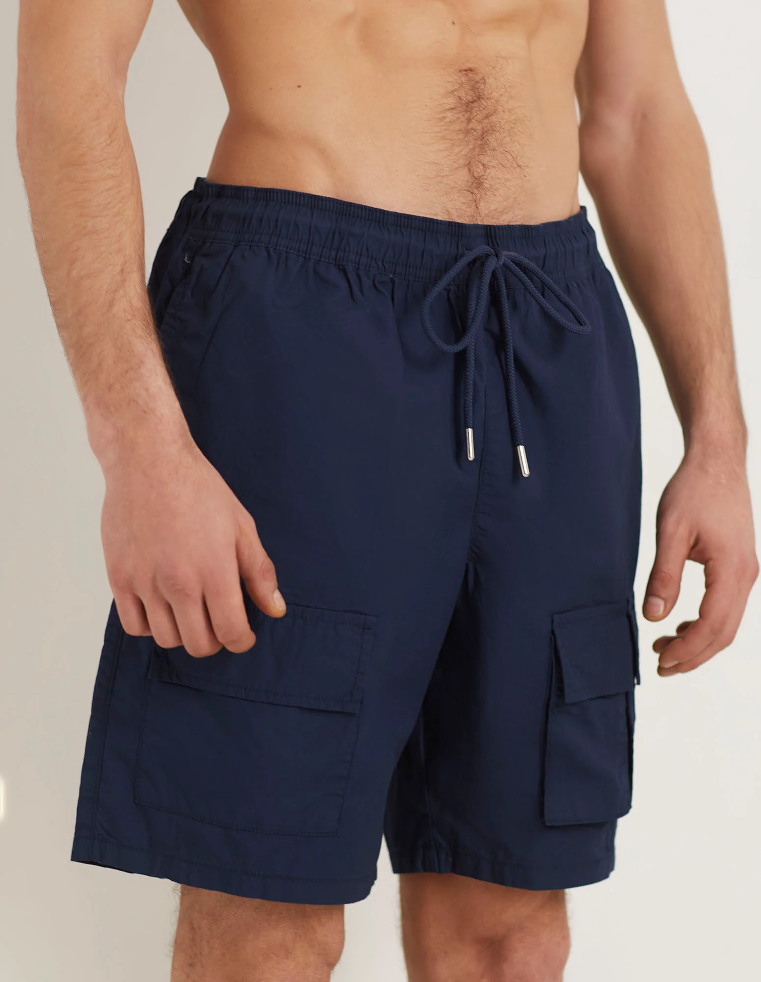 Bermuda cargo con elestico in vita e cordino regolabile in cotone Easy Living - Image 14