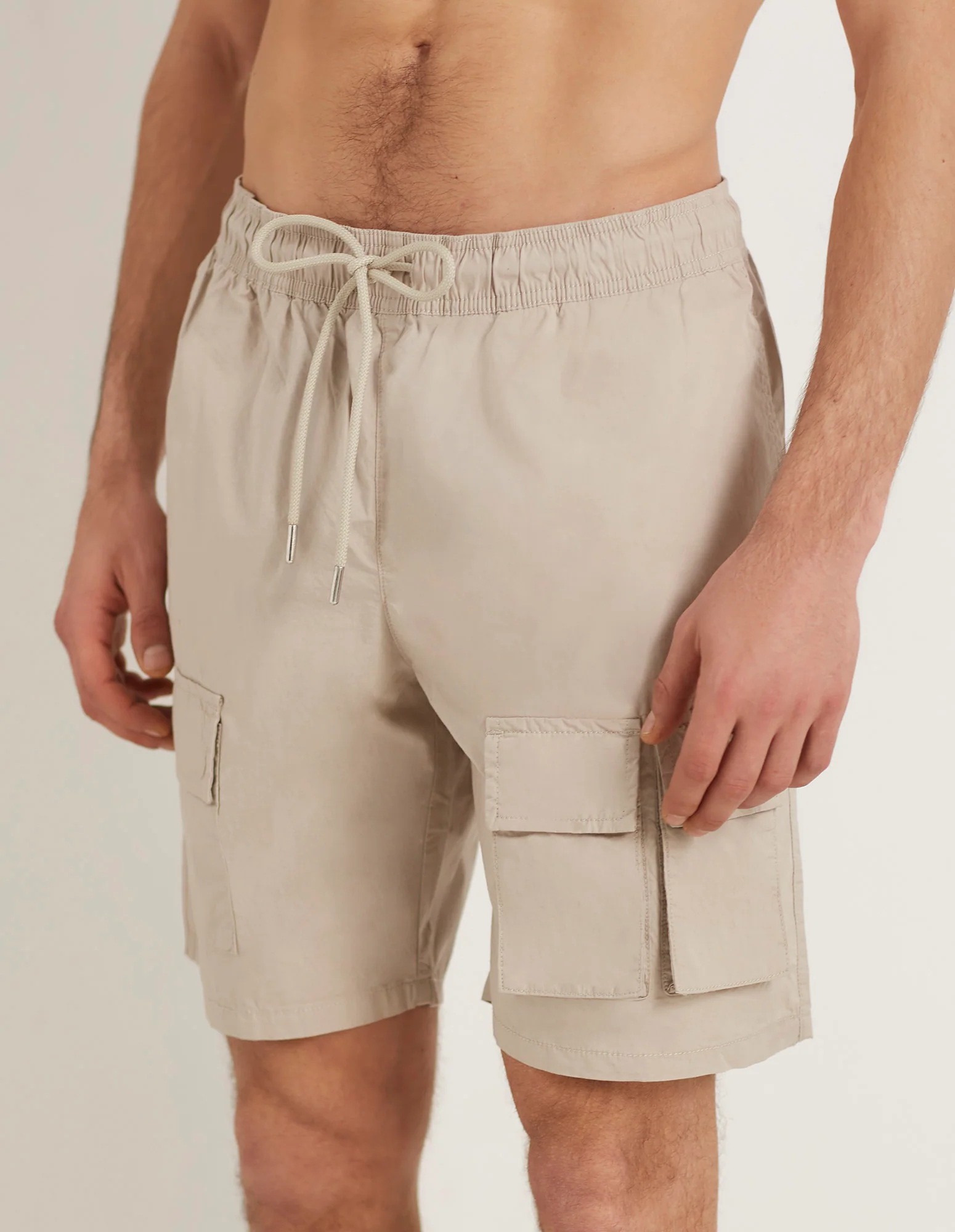 Bermuda cargo con elestico in vita e cordino regolabile in cotone Easy Living - Image 20