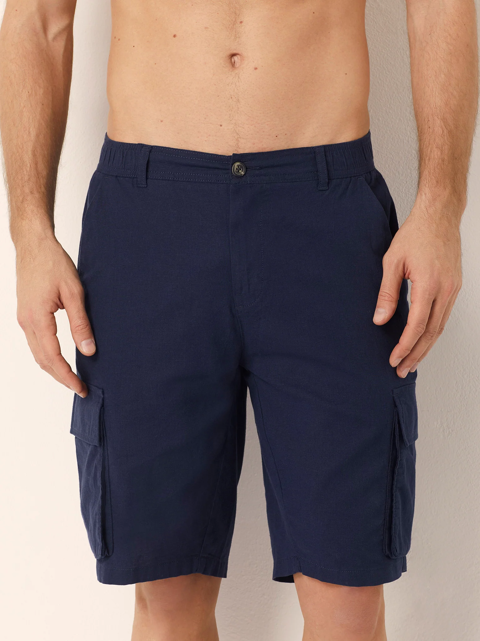 Bermuda modello cargo Cotton Linen - Image 2