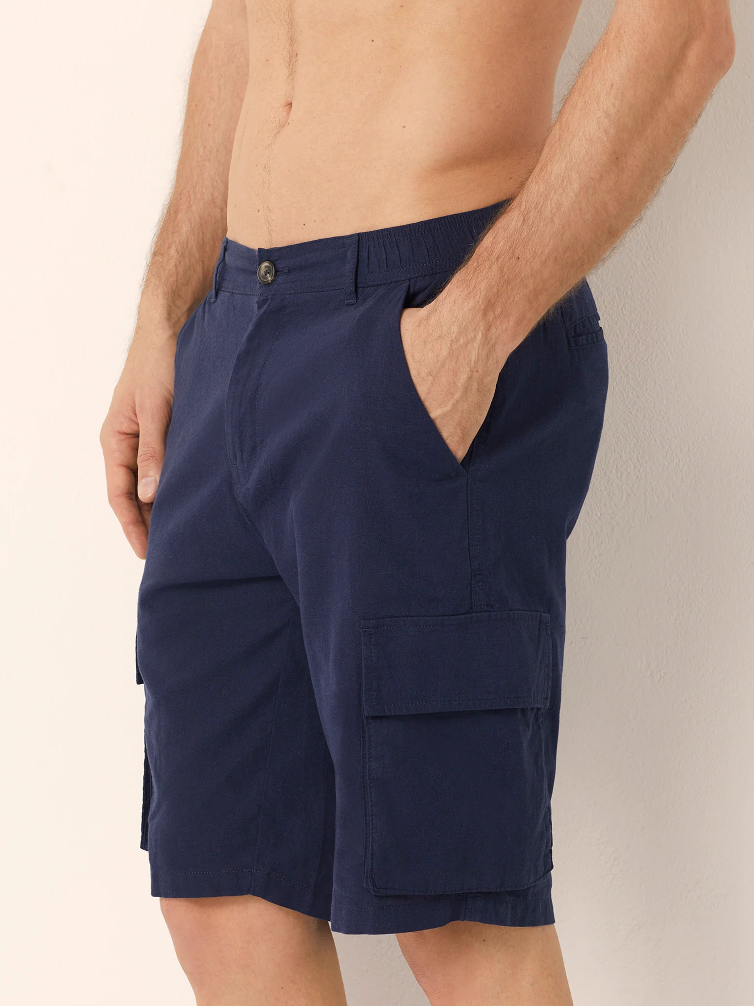 Bermuda modello cargo Cotton Linen - Image 3