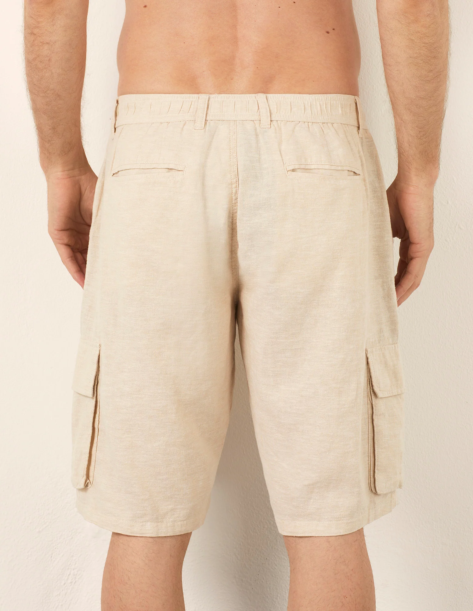 Bermuda modello cargo Cotton Linen - Image 9