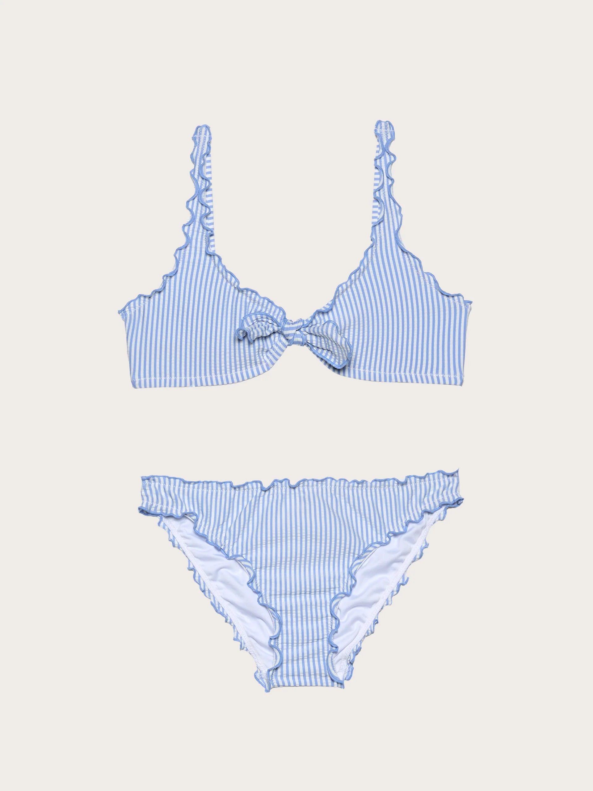 Bikini brassiere+slip - Seersucker