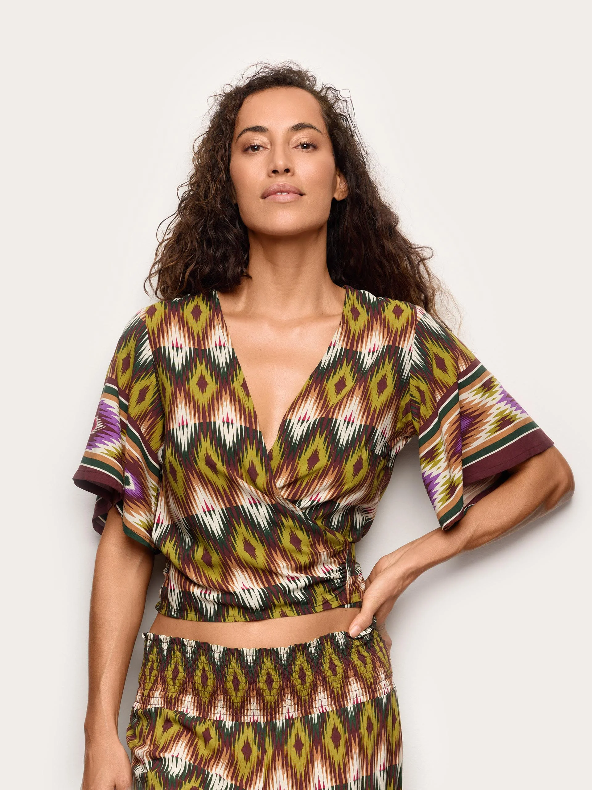 Blusa in viscosa con LENZING™ ECOVERO™ - Kaya