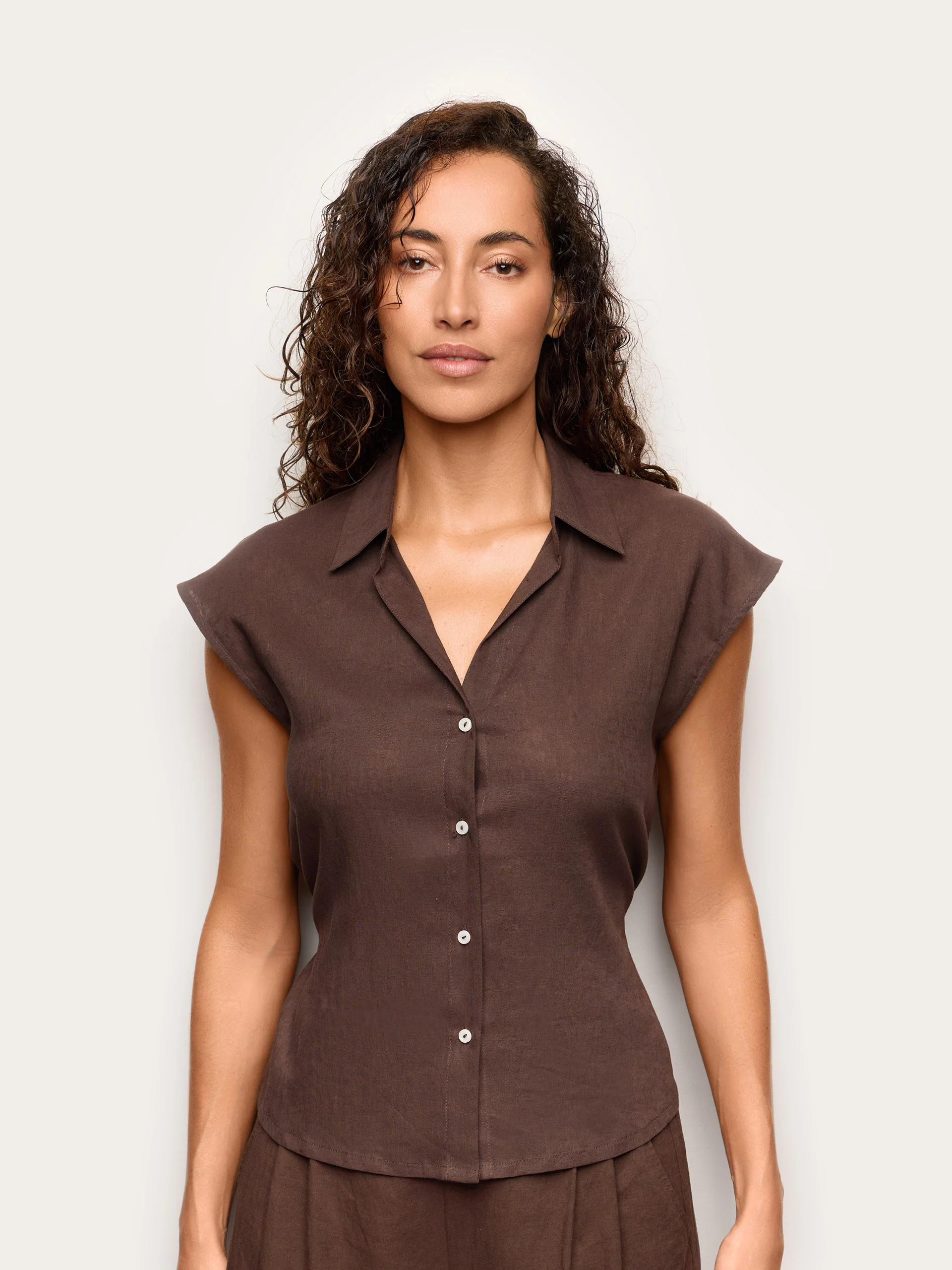 Blusa in Lino e Viscosa - Image 12