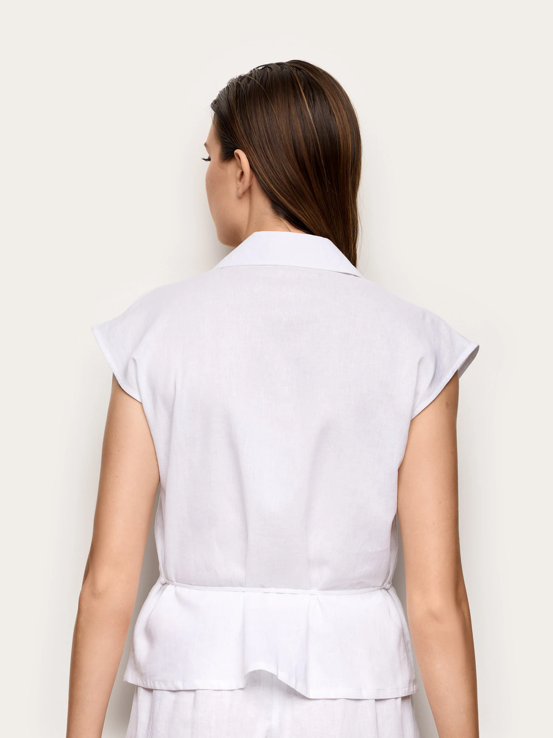 Blusa in Lino e Viscosa - Image 4