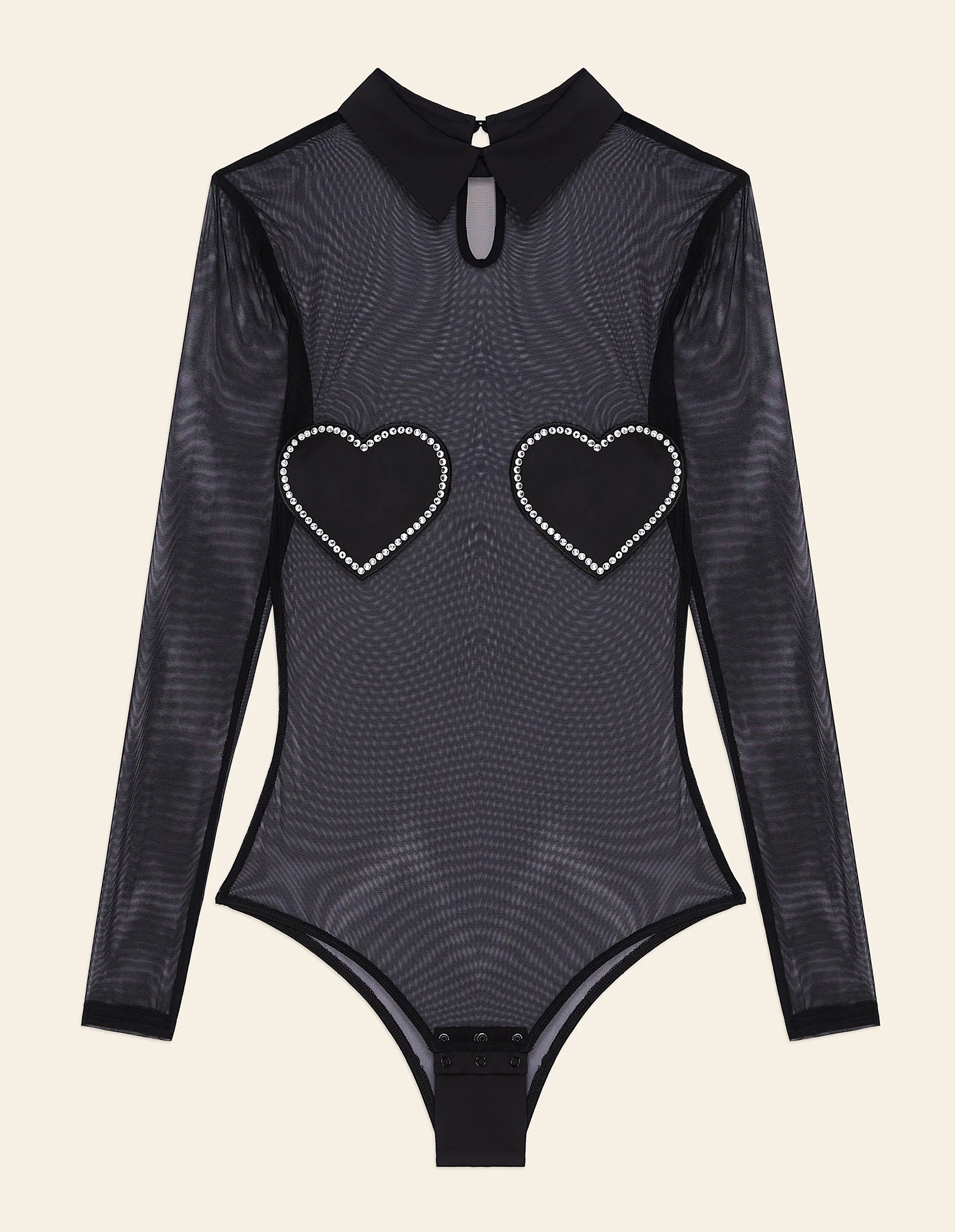 Body in tulle a manica lunga Lovely - Image 5