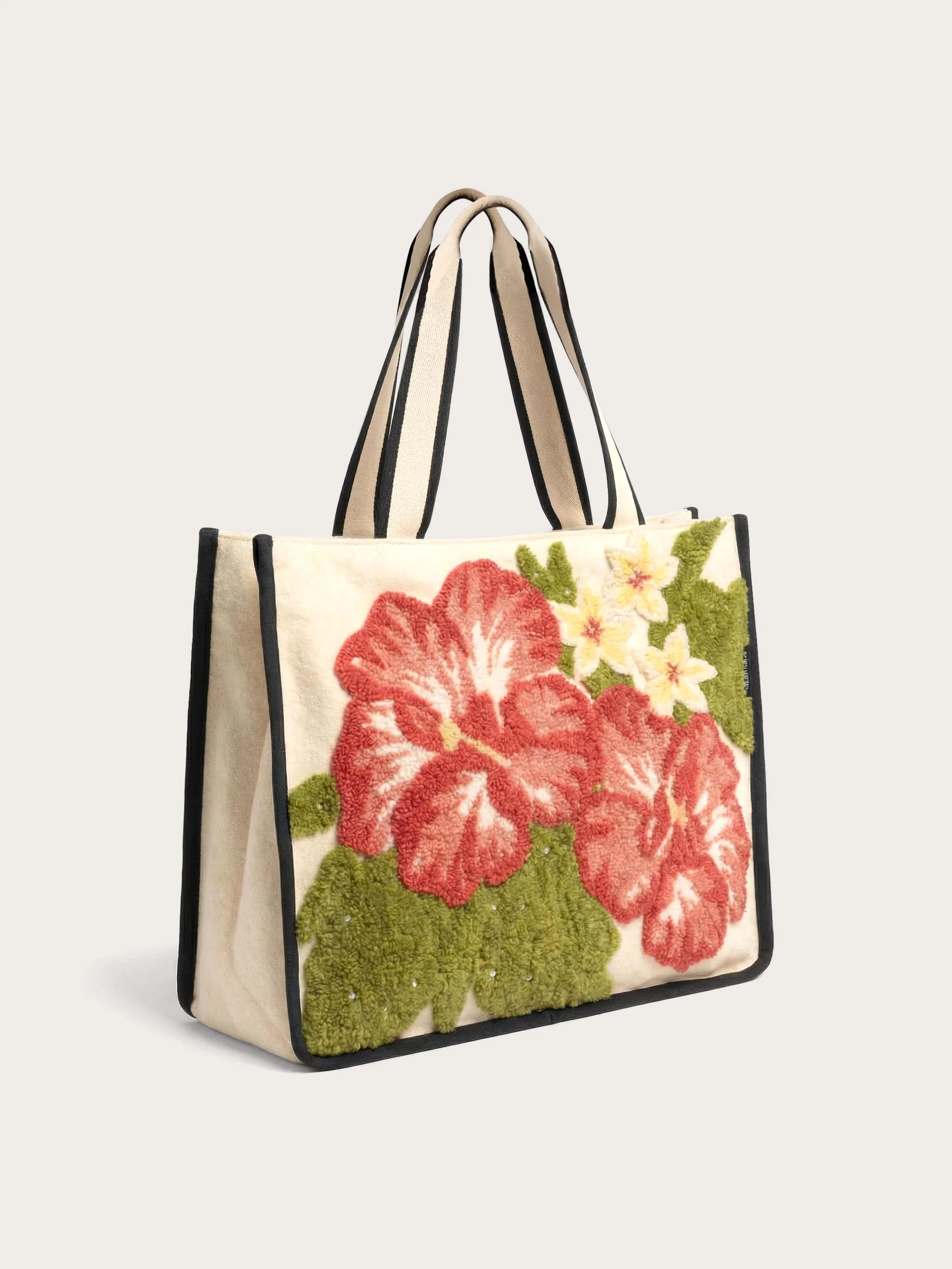Borsa in canvas  31x42 cm - Tahiti - Image 3