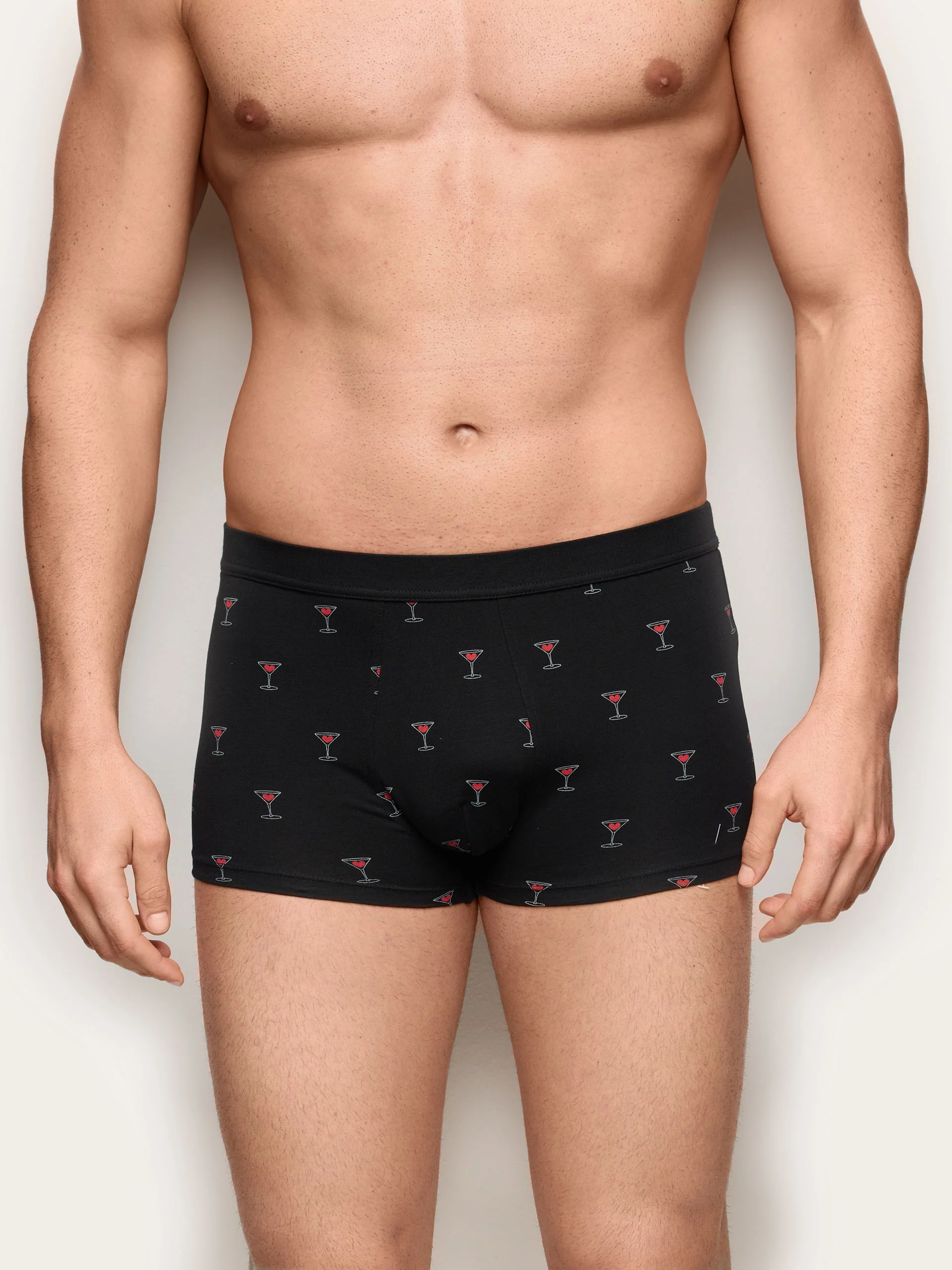 Boxer in jersey di cotone stampa Cocktail  - That 's Amore - Image 2