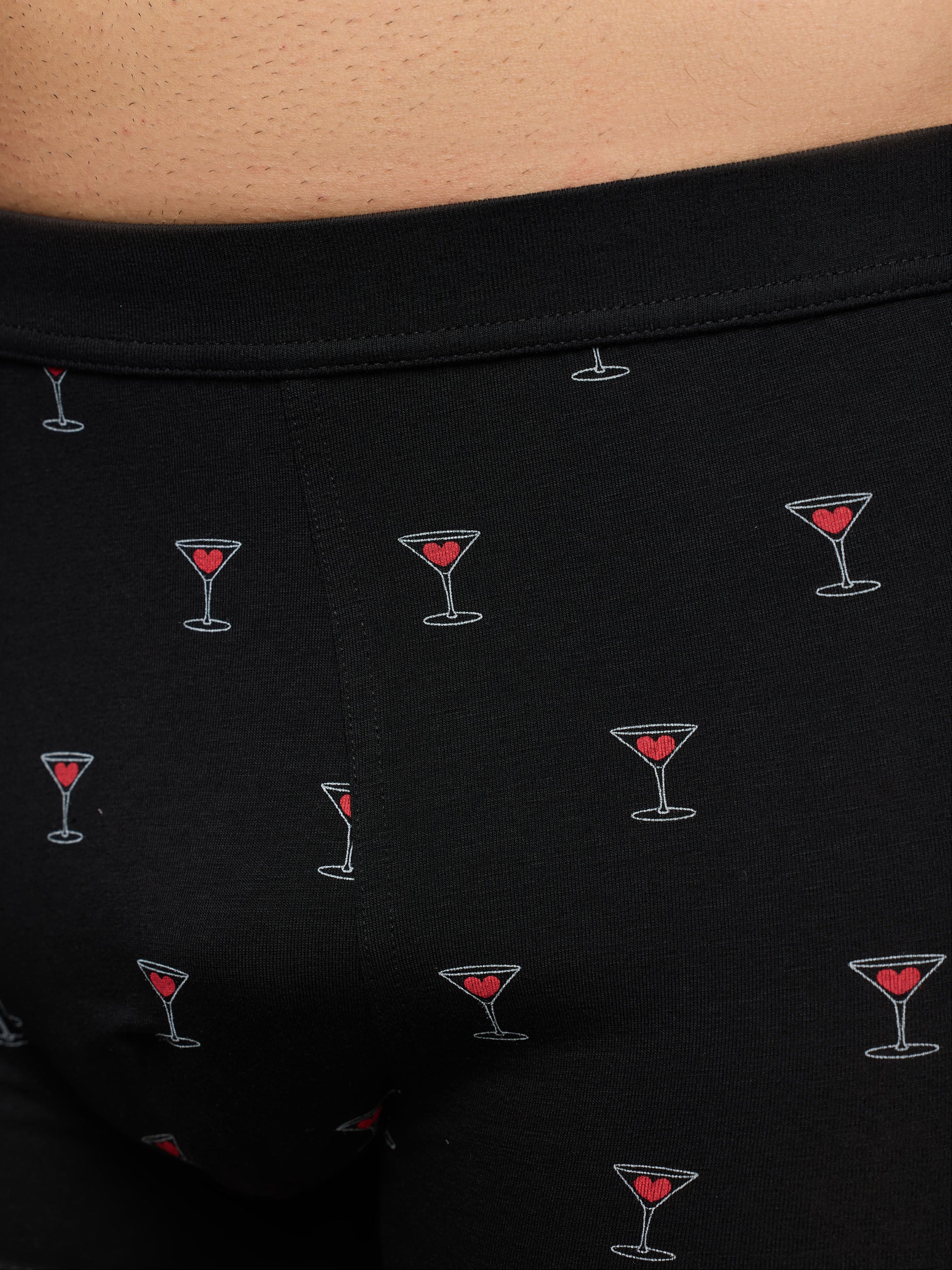 Boxer in jersey di cotone stampa Cocktail  - That 's Amore - Image 3