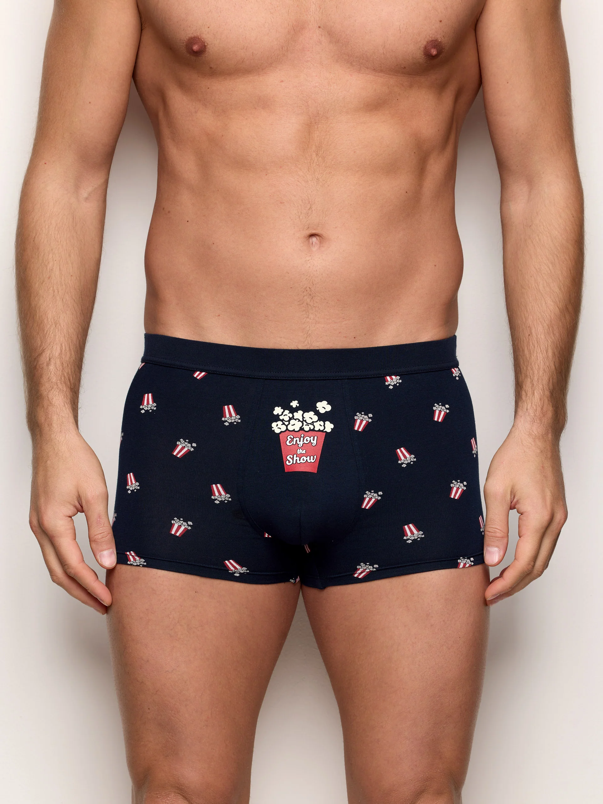 Boxer in jersey di cotone stampa Pop Corn - That 's Amore - Image 2