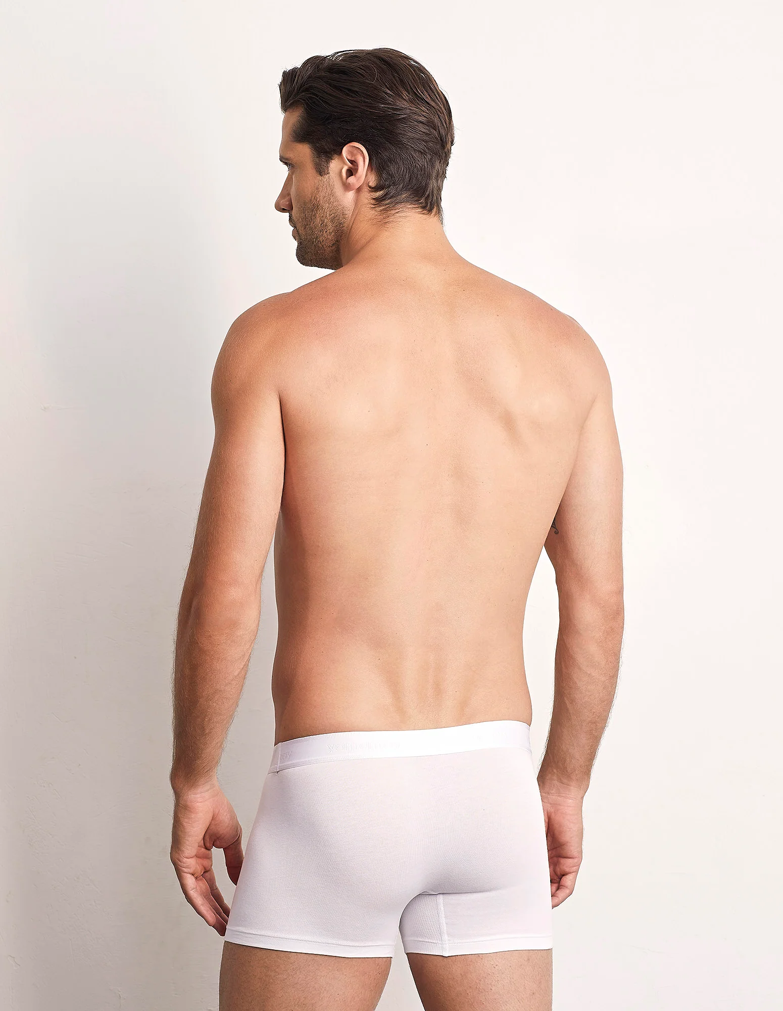 Boxer tinta unita con extra supporto in jersey elasticizzato Better Support - Image 4