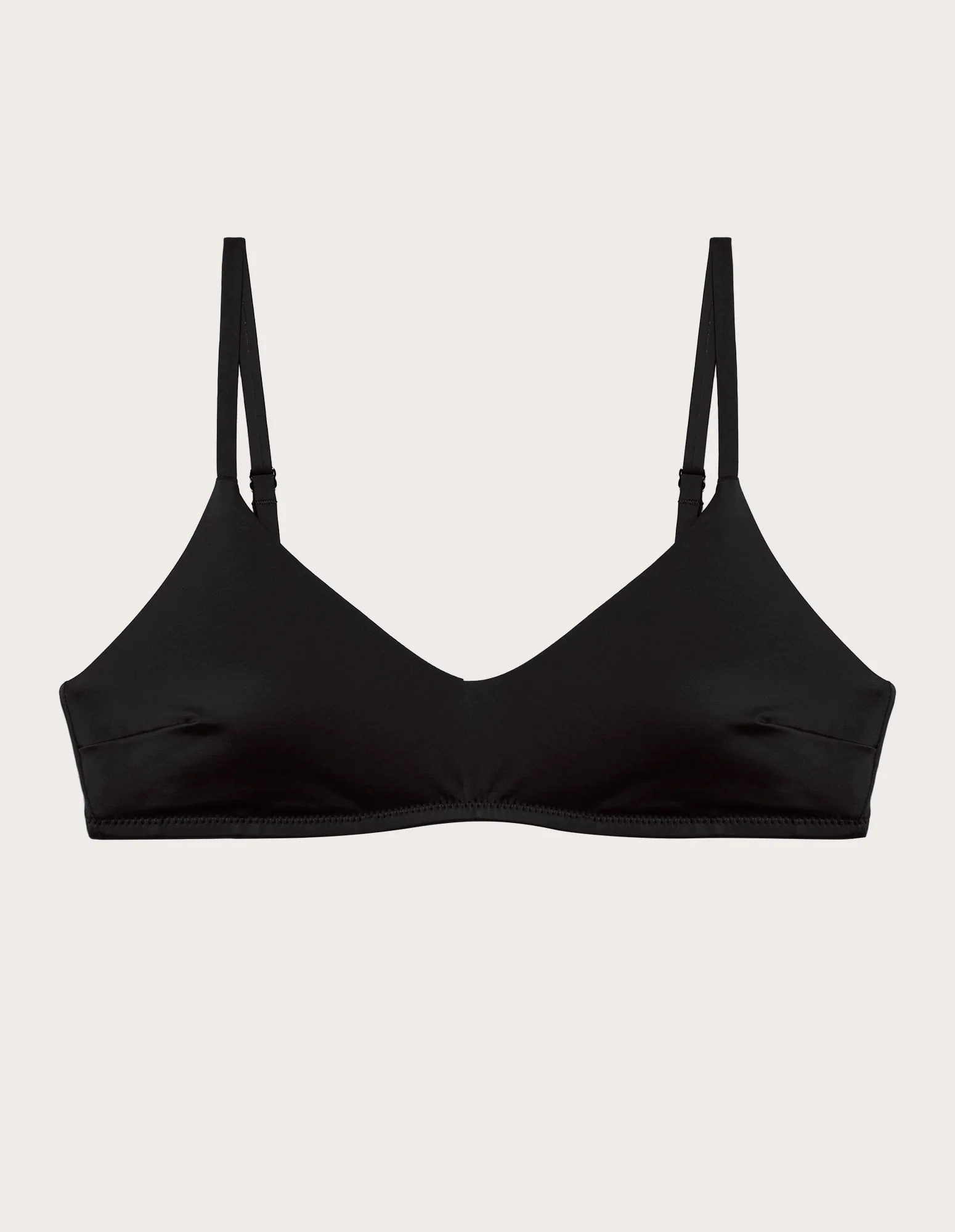 Bralette costume nera senza ferretto coppe estraibili Essentials - Image 5