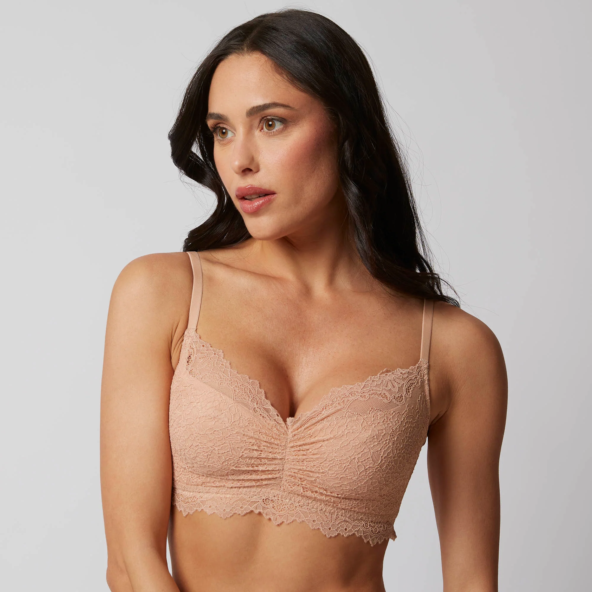Bralette senza ferretto coppe differenziate - Orchidea - Image 11