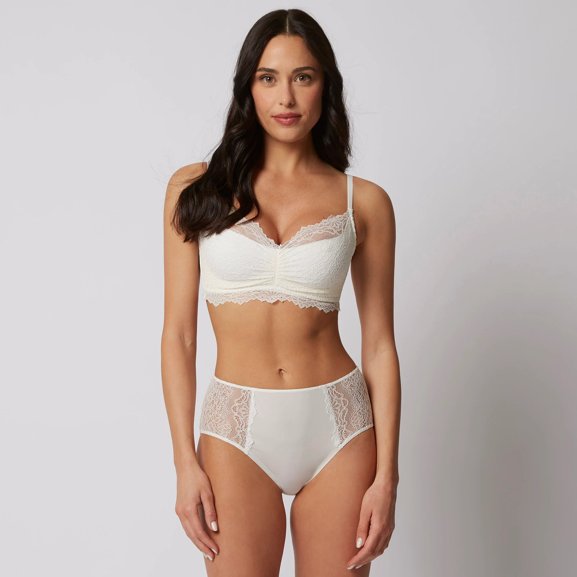 Bralette senza ferretto coppe differenziate - Orchidea - Image 7