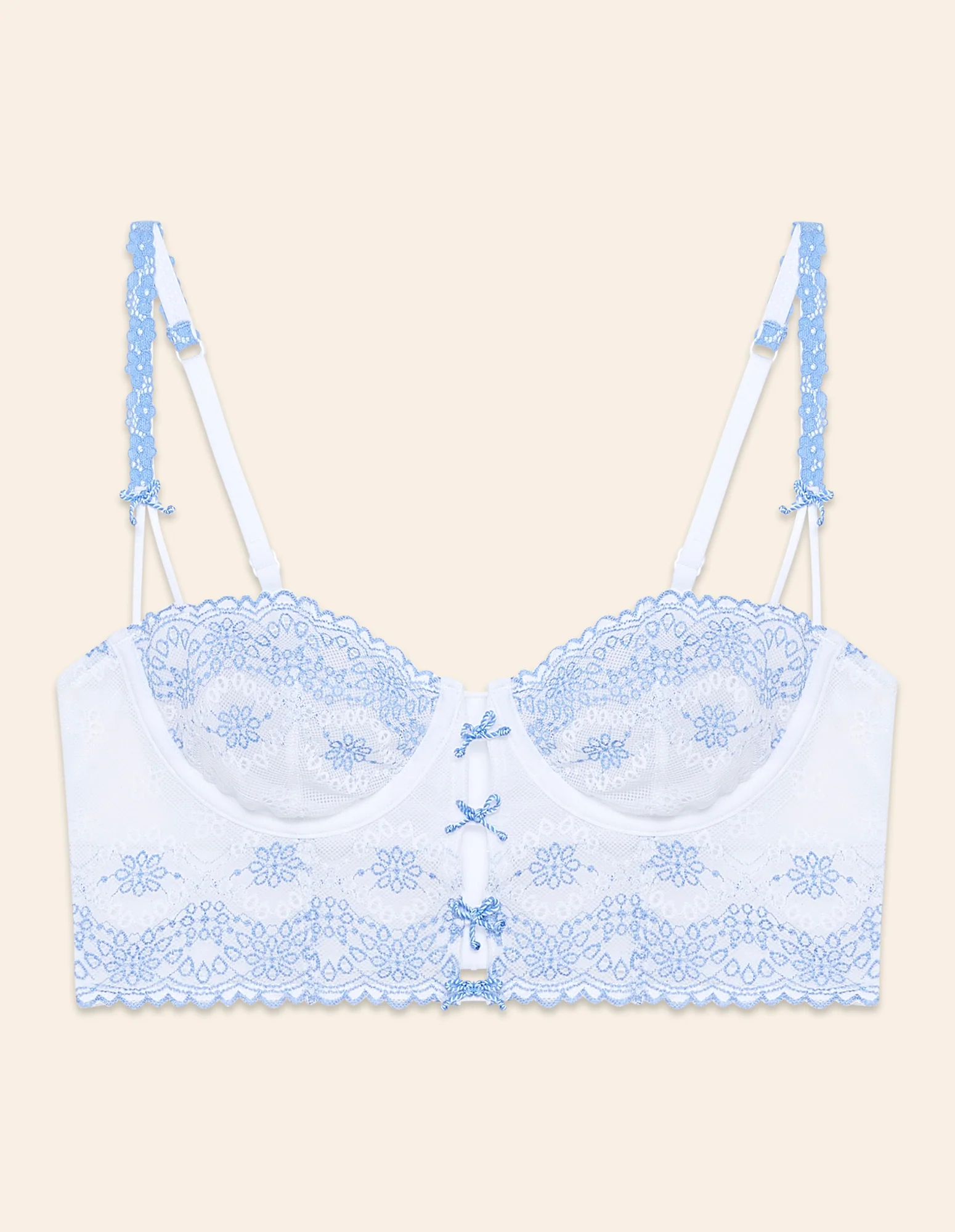 Bustier sfoderato con ferretto in pizzo Corine - Image 5