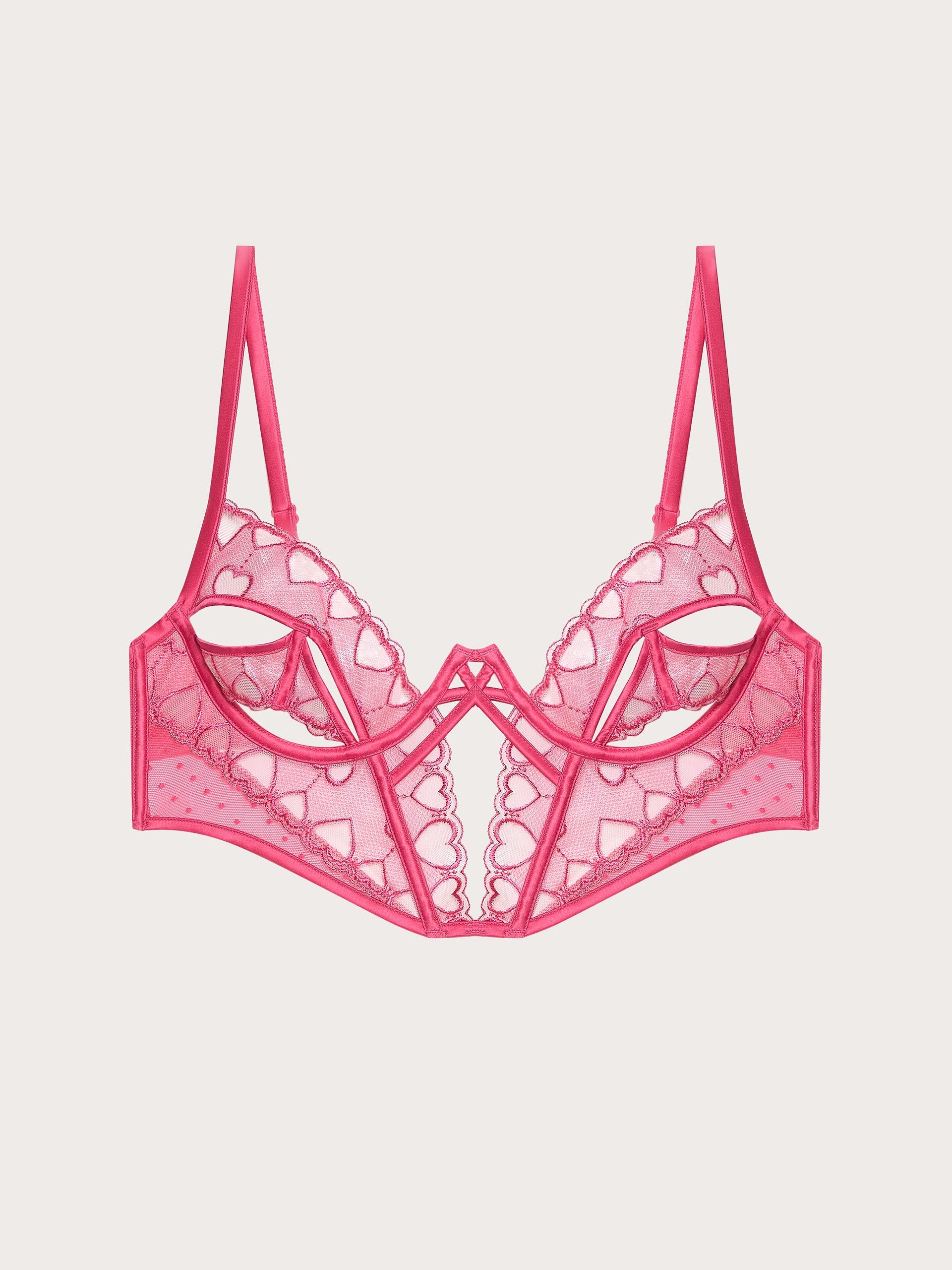 Bustier sfoderato con ferretto in tulle ricamato - Privè Beloved - Image 8