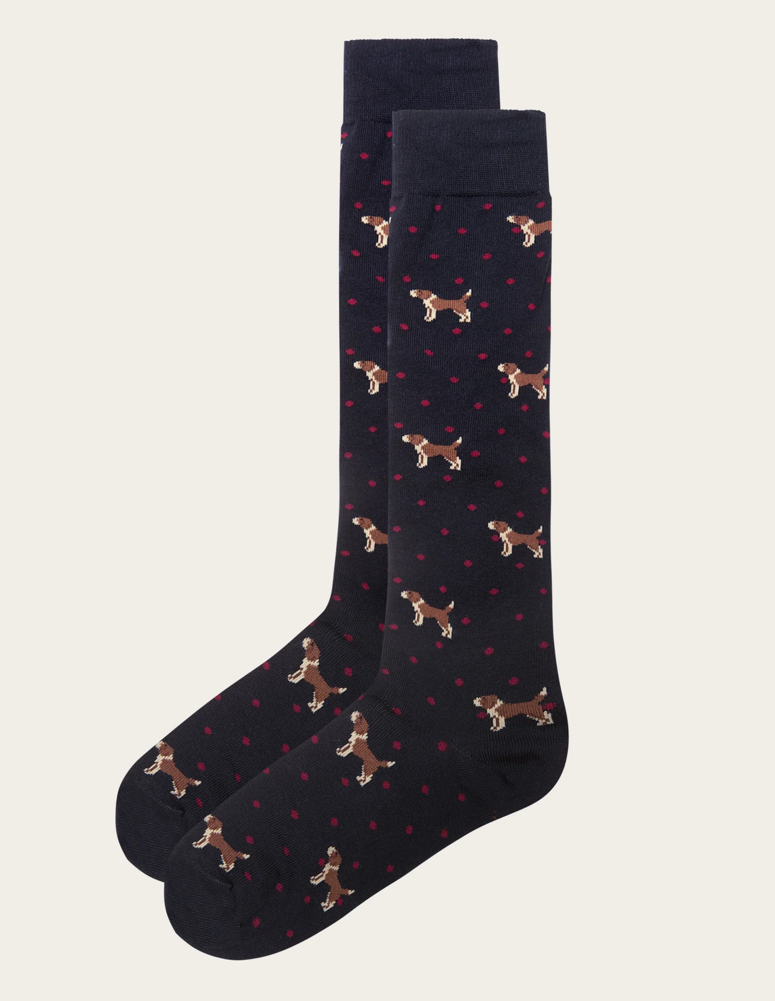 Calze lunghe da uomo con fantasia di cani Funny