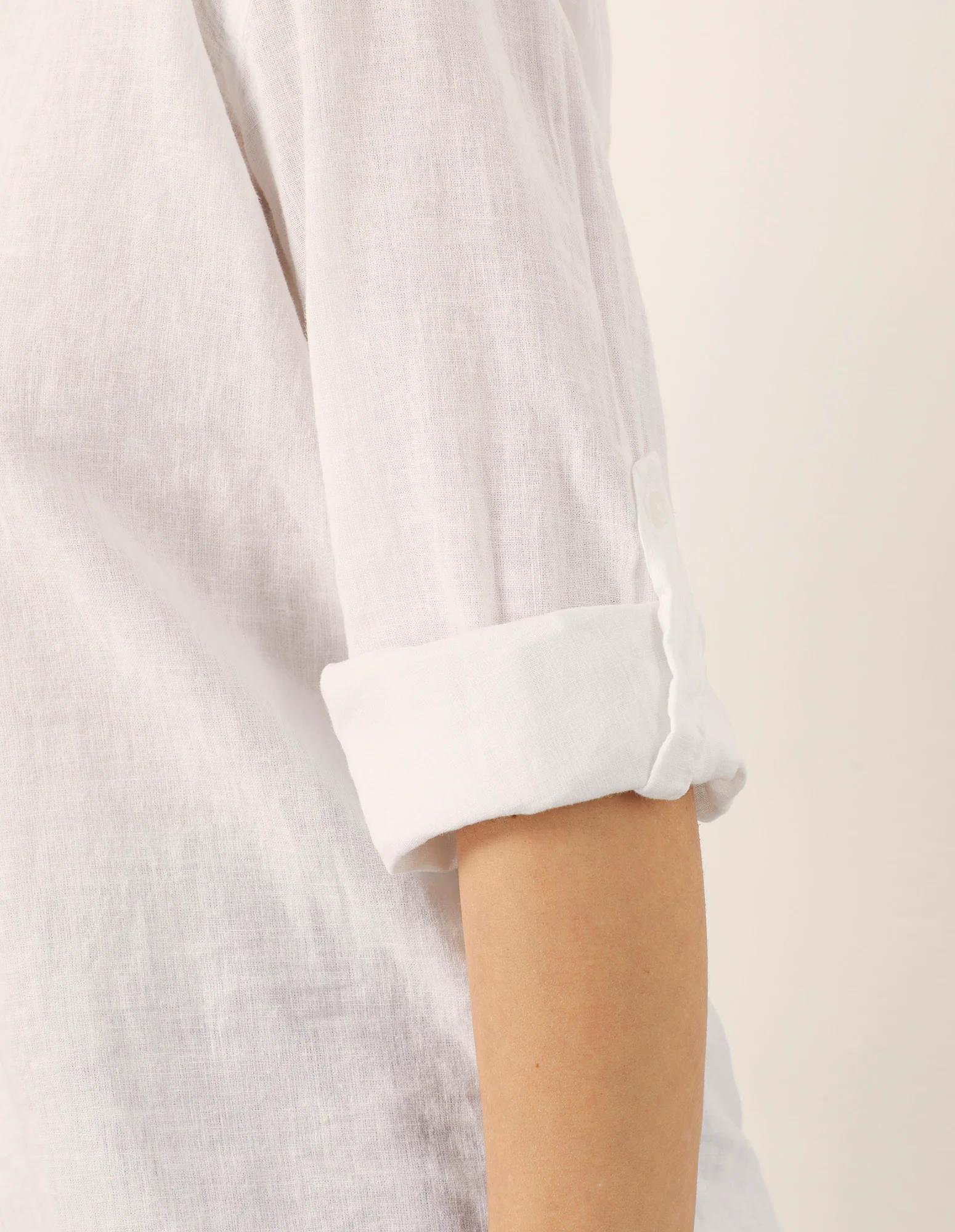 Camicia da donna a maniche lunghe Cotton Linen - Image 4