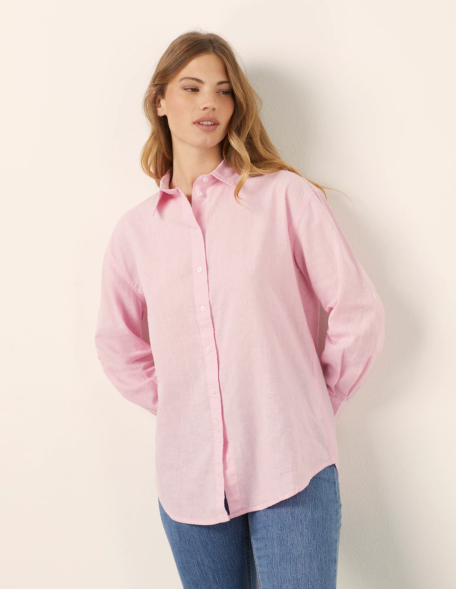 Camicia da donna a maniche lunghe Cotton Linen - Image 7