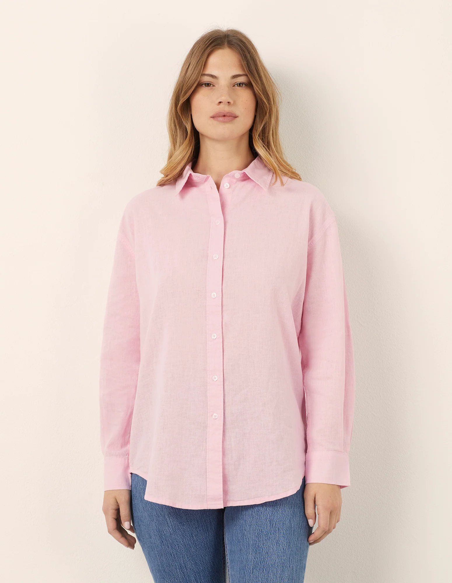 Camicia da donna a maniche lunghe Cotton Linen - Image 8