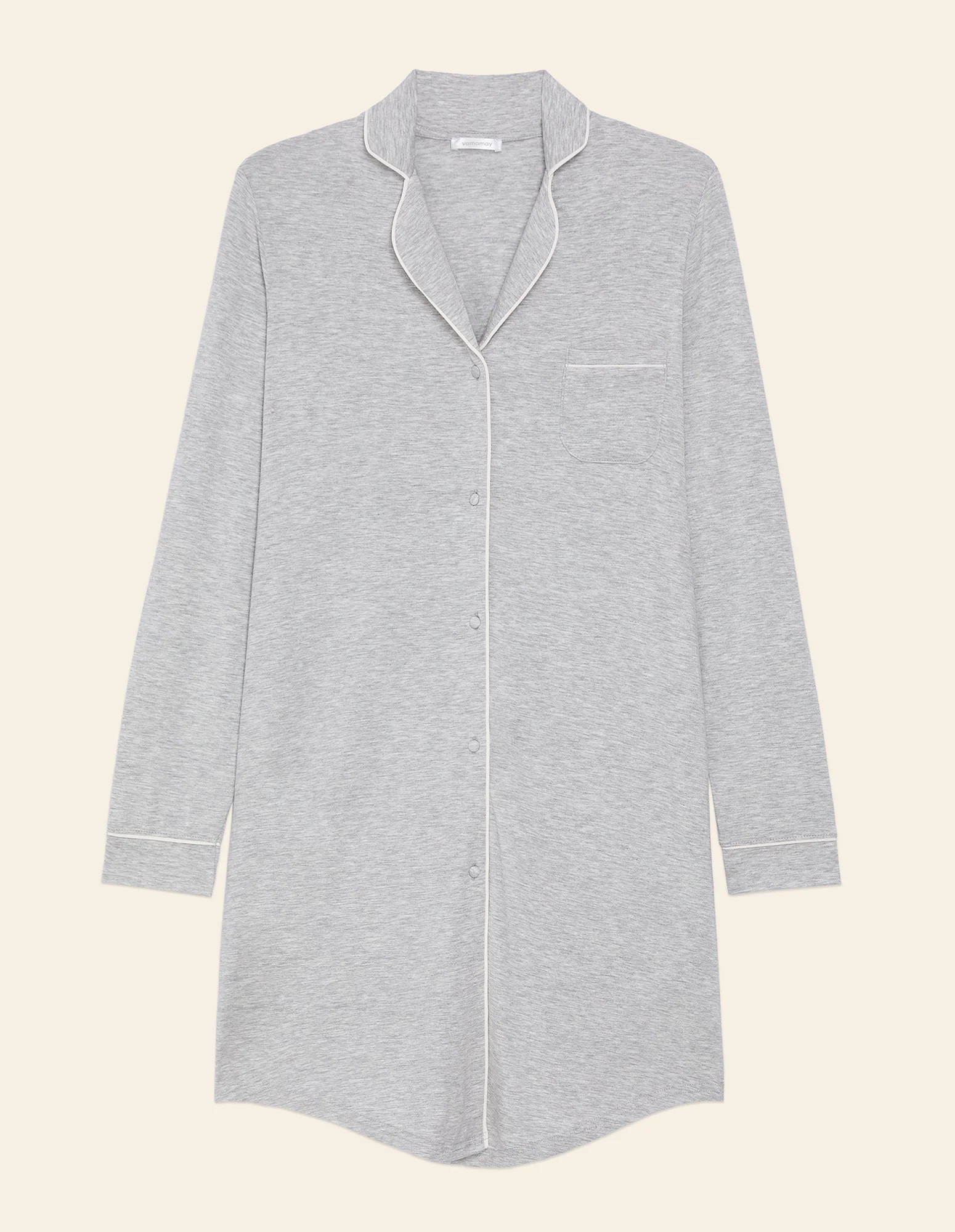 Camicia da notte con bottoni Daily con TENCEL™ Modal - Image 4