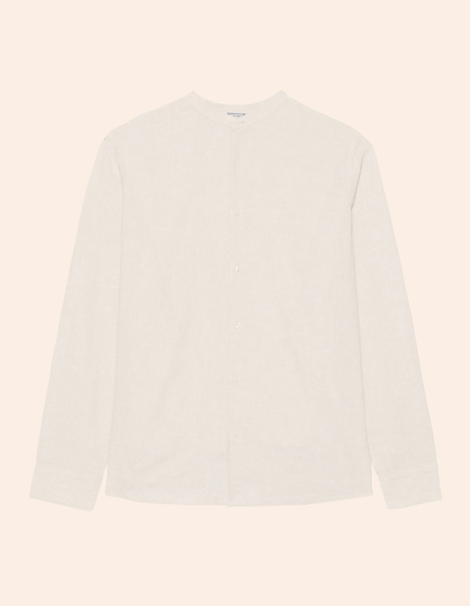 Camicia da uomo con colletto alla coreana Cotton Linen - Image 10