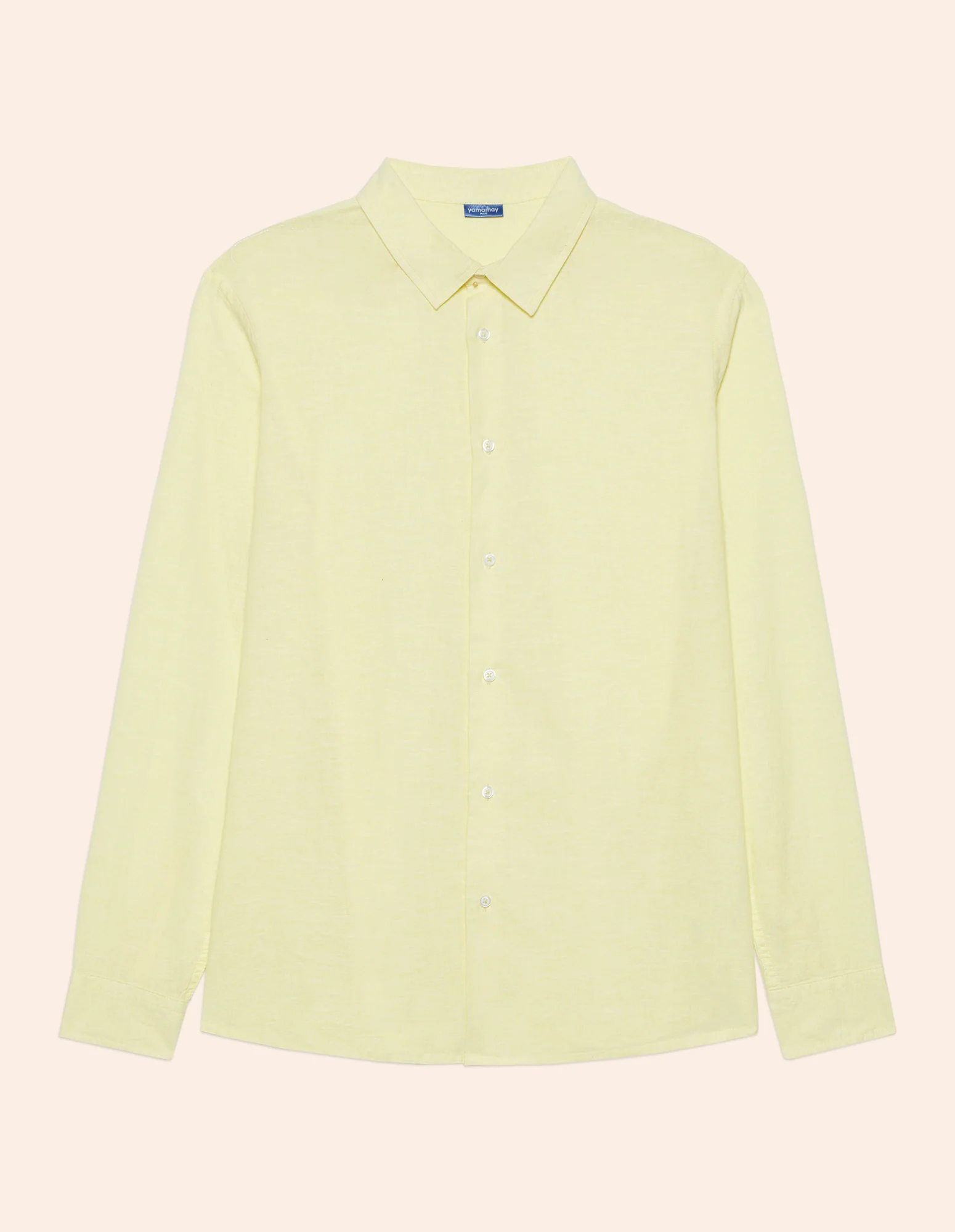 Camicia da uomo con colletto classico Cotton Linen - Image 10