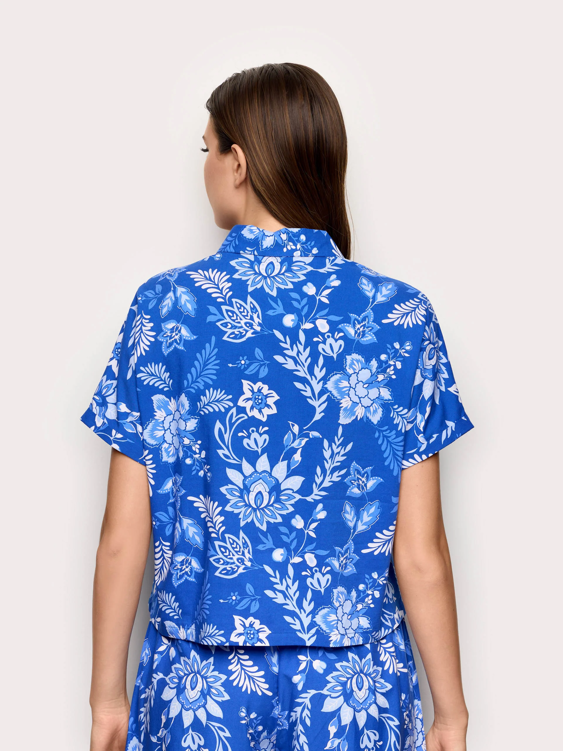 Camicia in cotone e viscosa - Greta - Image 4