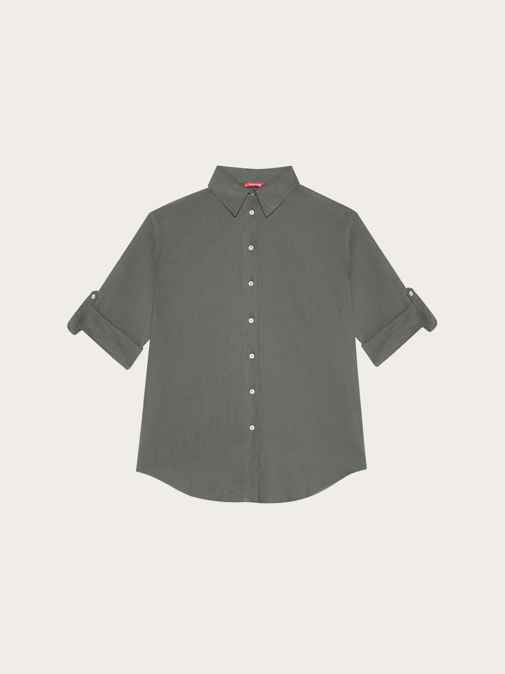 Camicia manica lunga in Lino e Viscosa - Image 15