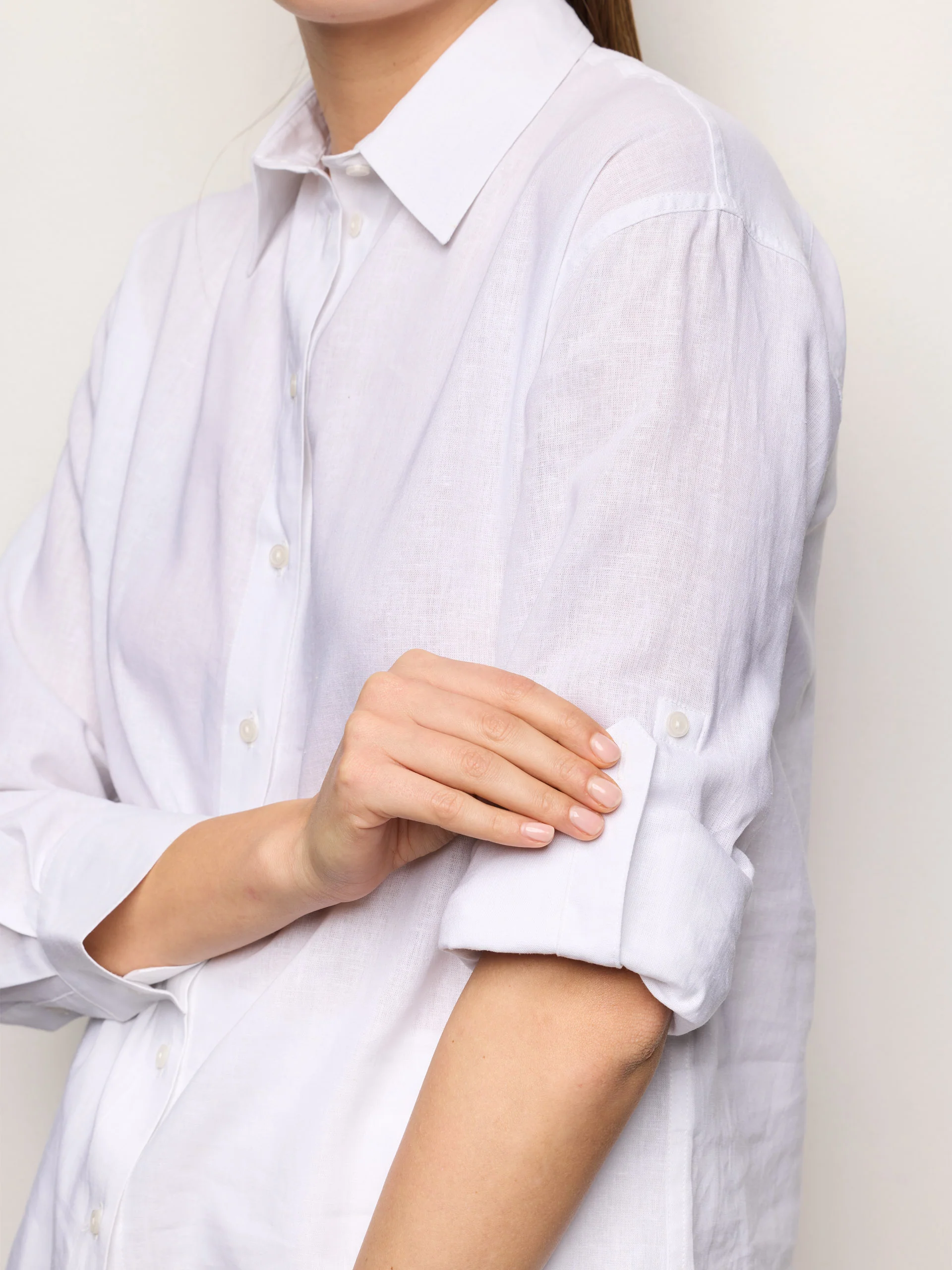 Camicia manica lunga in Lino e Viscosa - Image 8