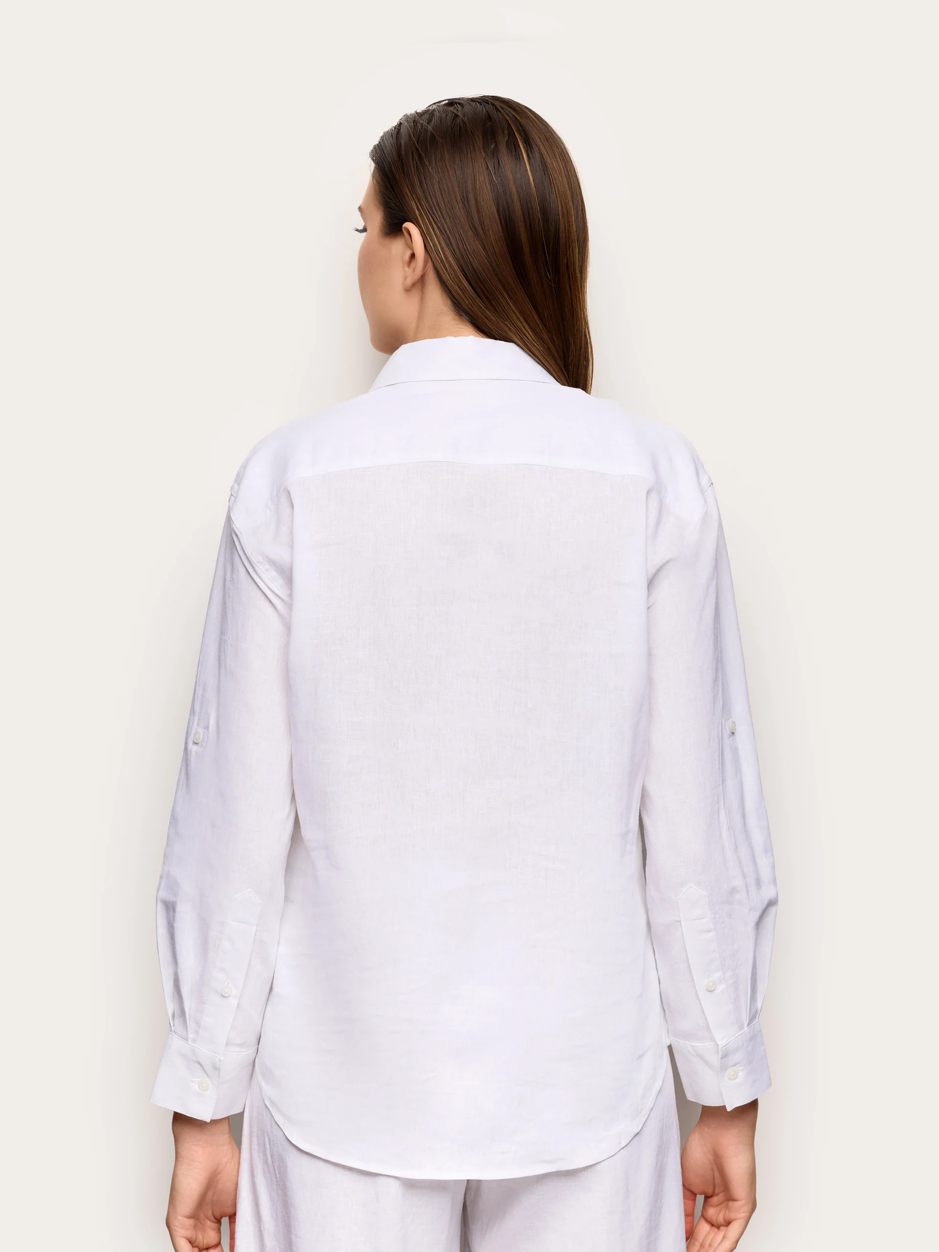 Camicia manica lunga in Lino e Viscosa - Image 9