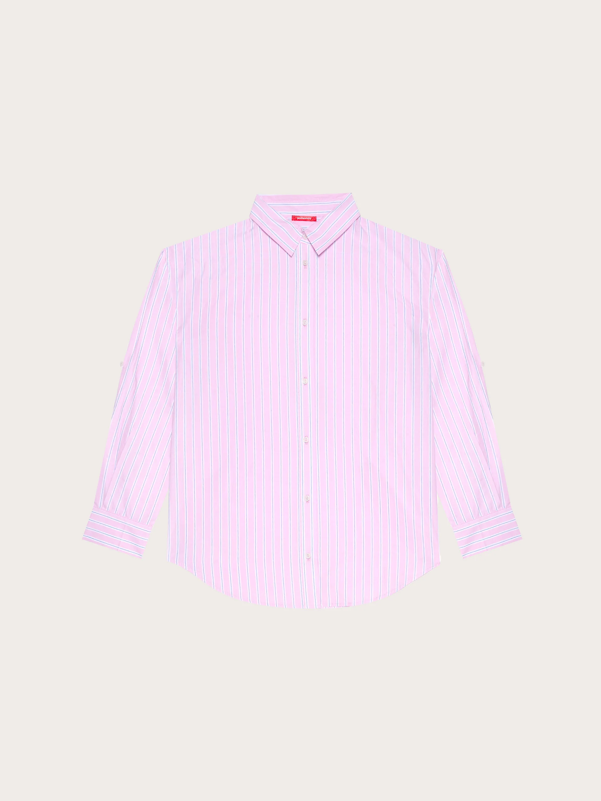 Camicia in cotone a righe - Popeline - Image 10