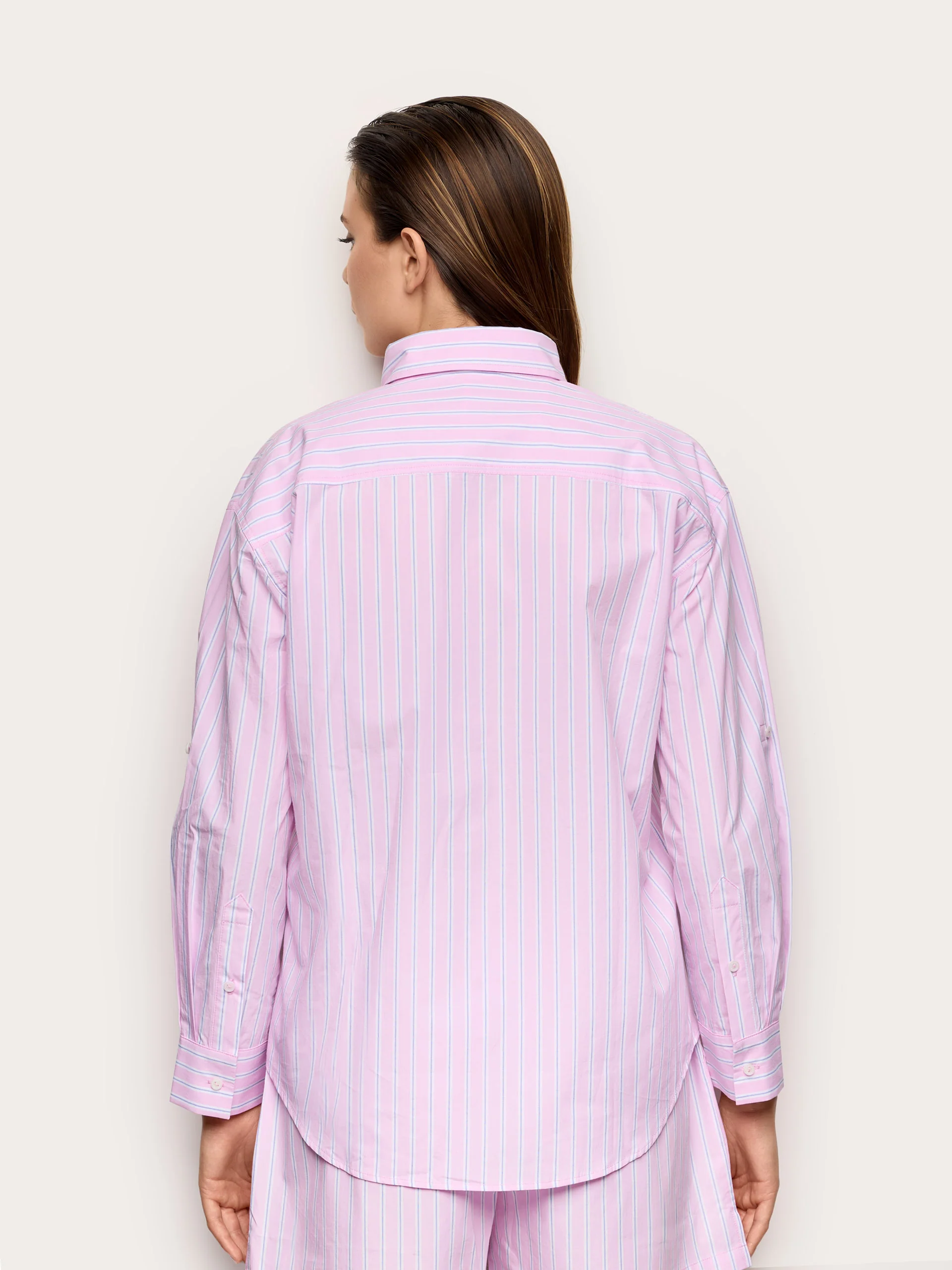 Camicia in cotone a righe - Popeline - Image 9