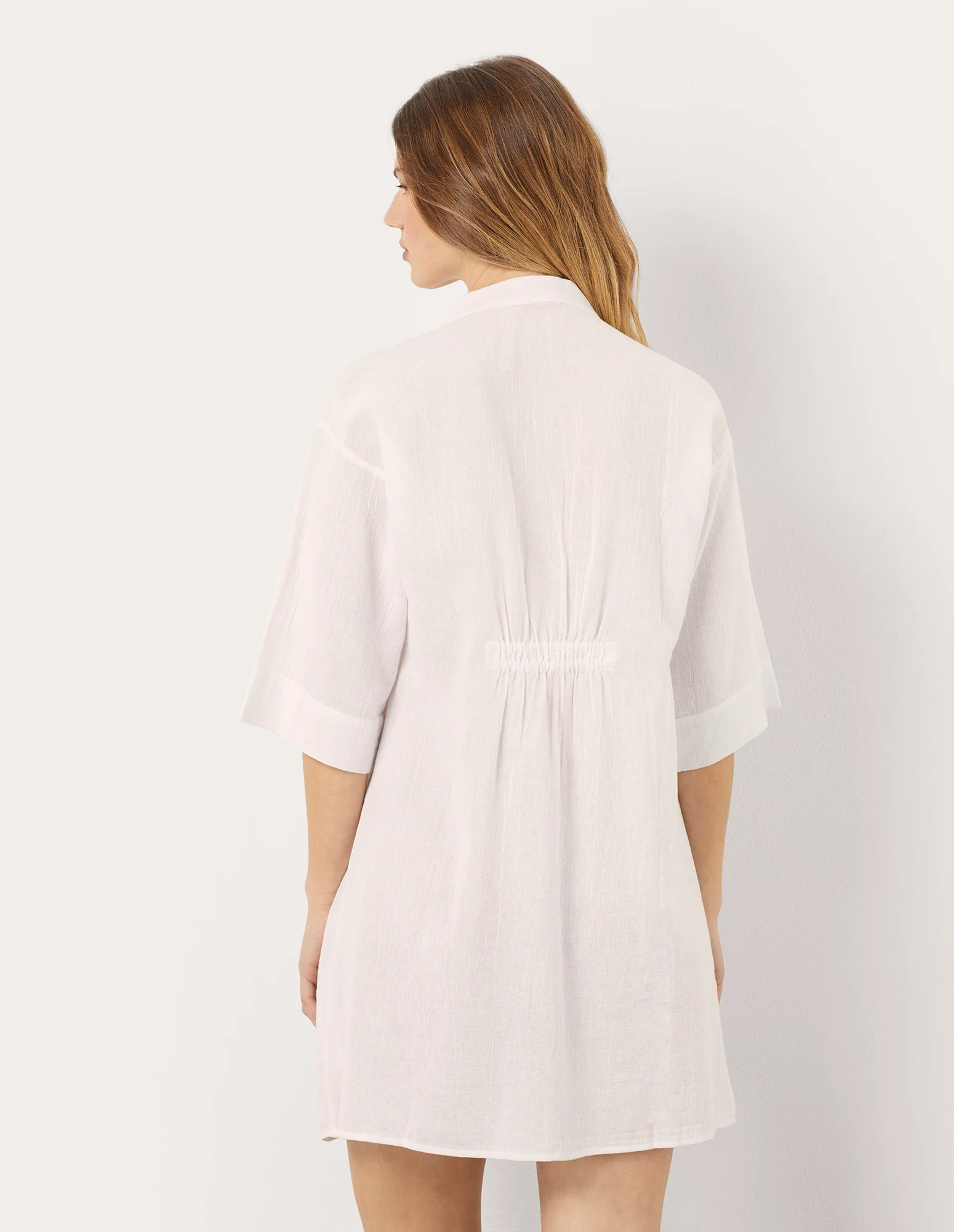 Camicione in cotone con pence Summer Glam - Image 2