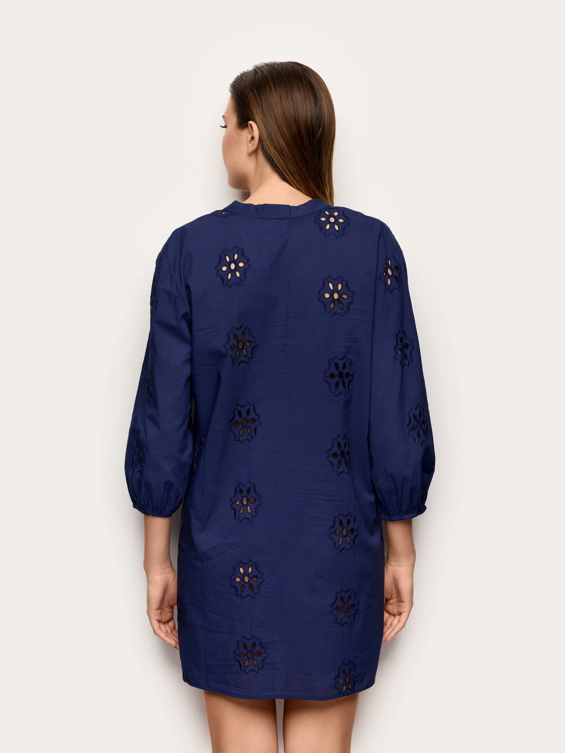 Camicione in cotone con ricamo sangallo - Summer Glam - Image 4
