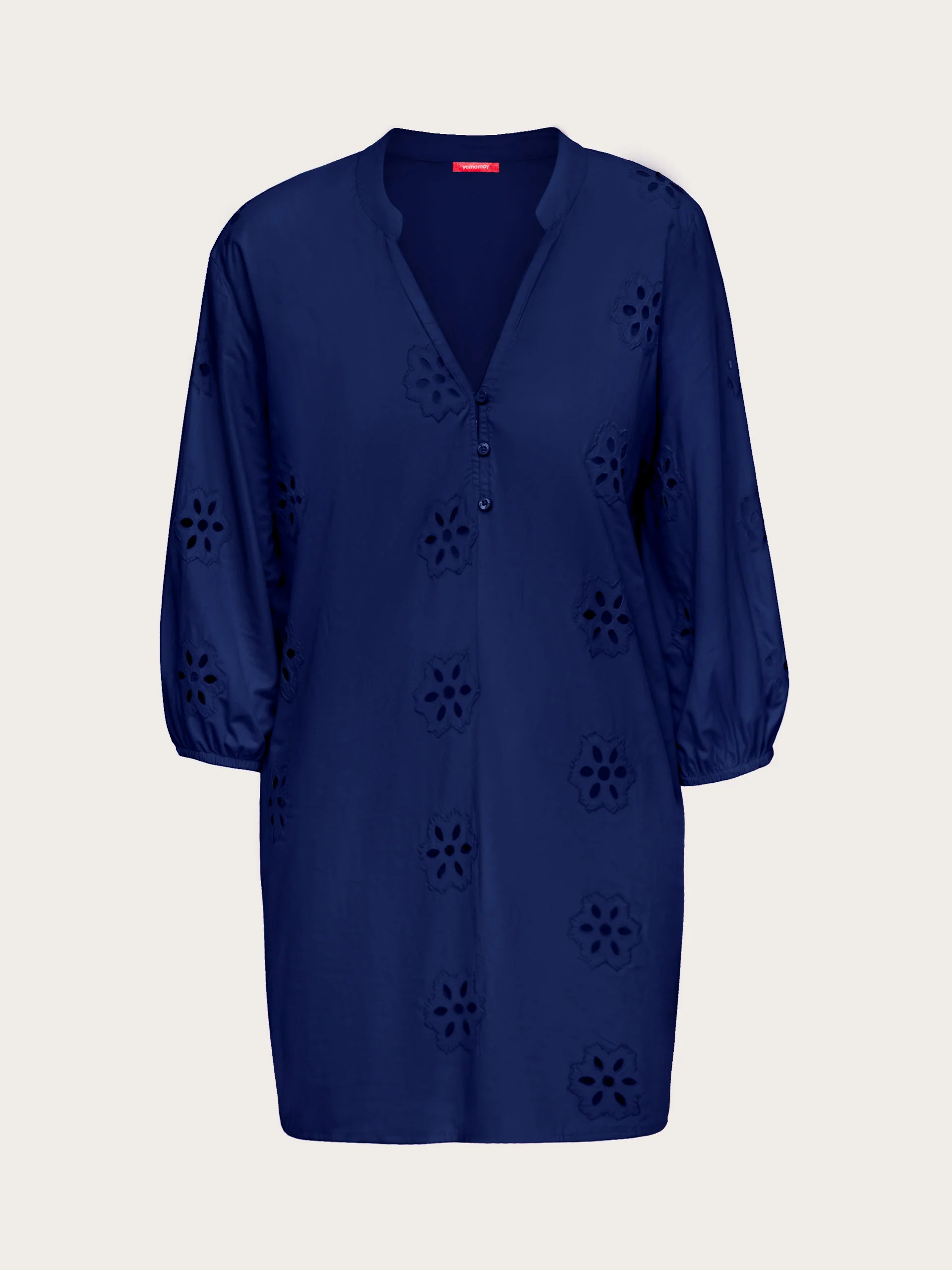 Camicione in cotone con ricamo sangallo - Summer Glam - Image 5