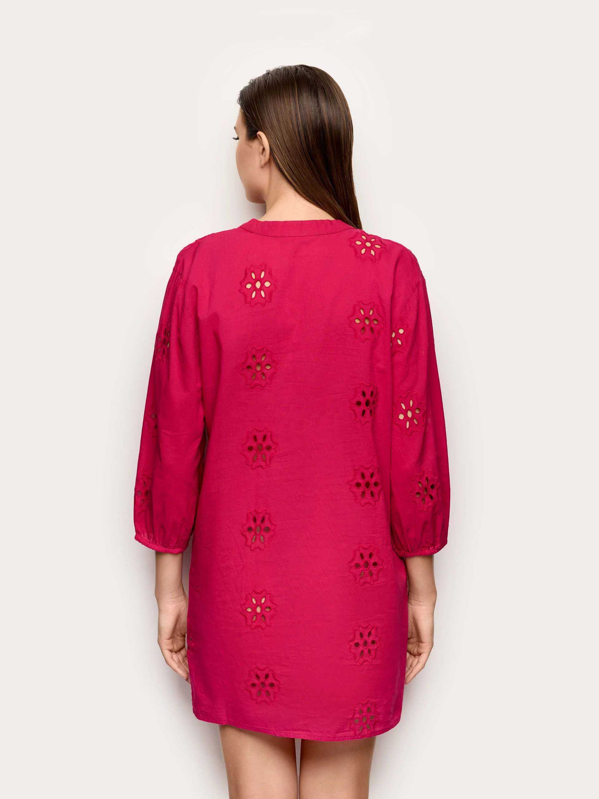 Camicione in cotone con ricamo sangallo - Summer Glam - Image 9