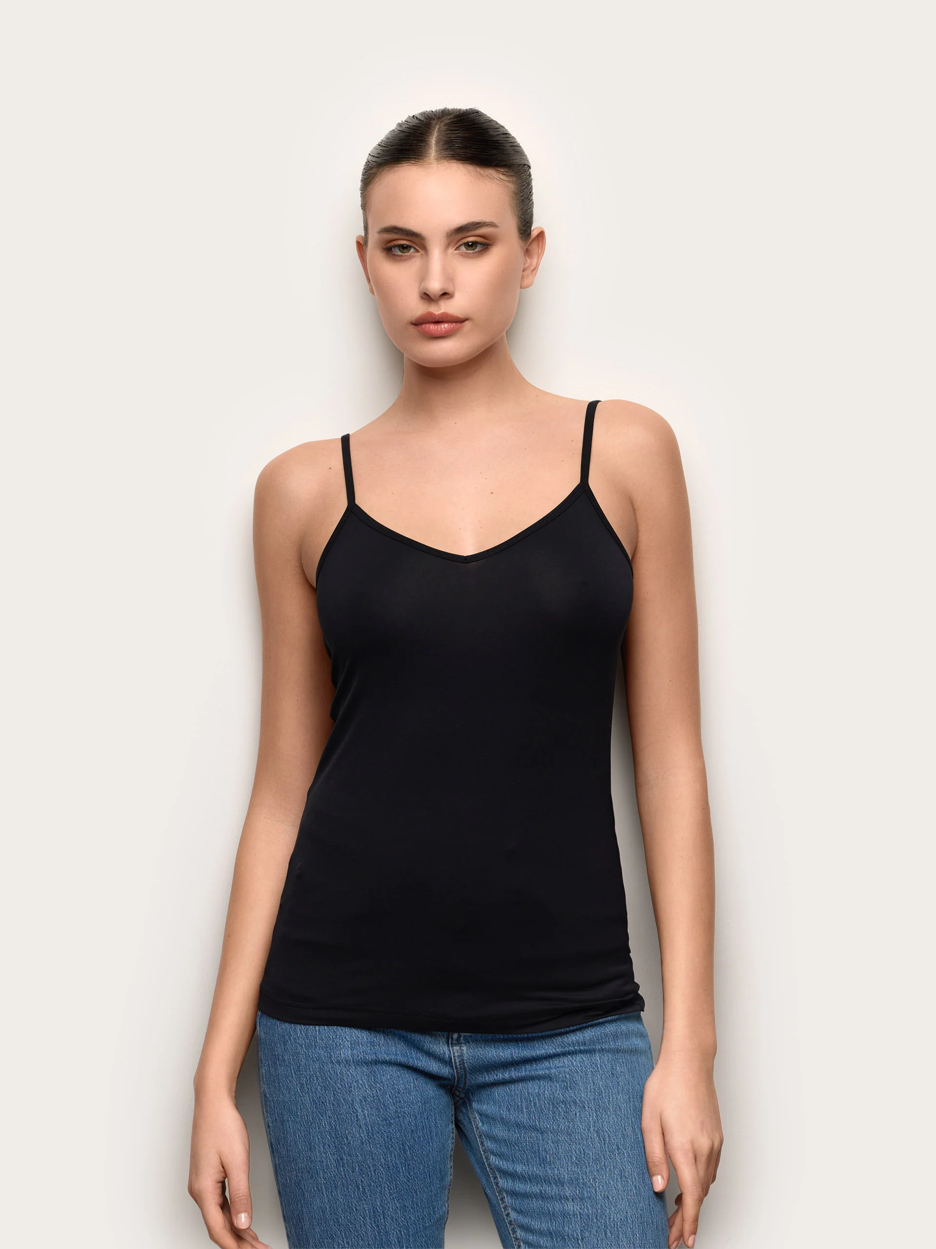 Canotta con TENCEL™ Modal e Seta