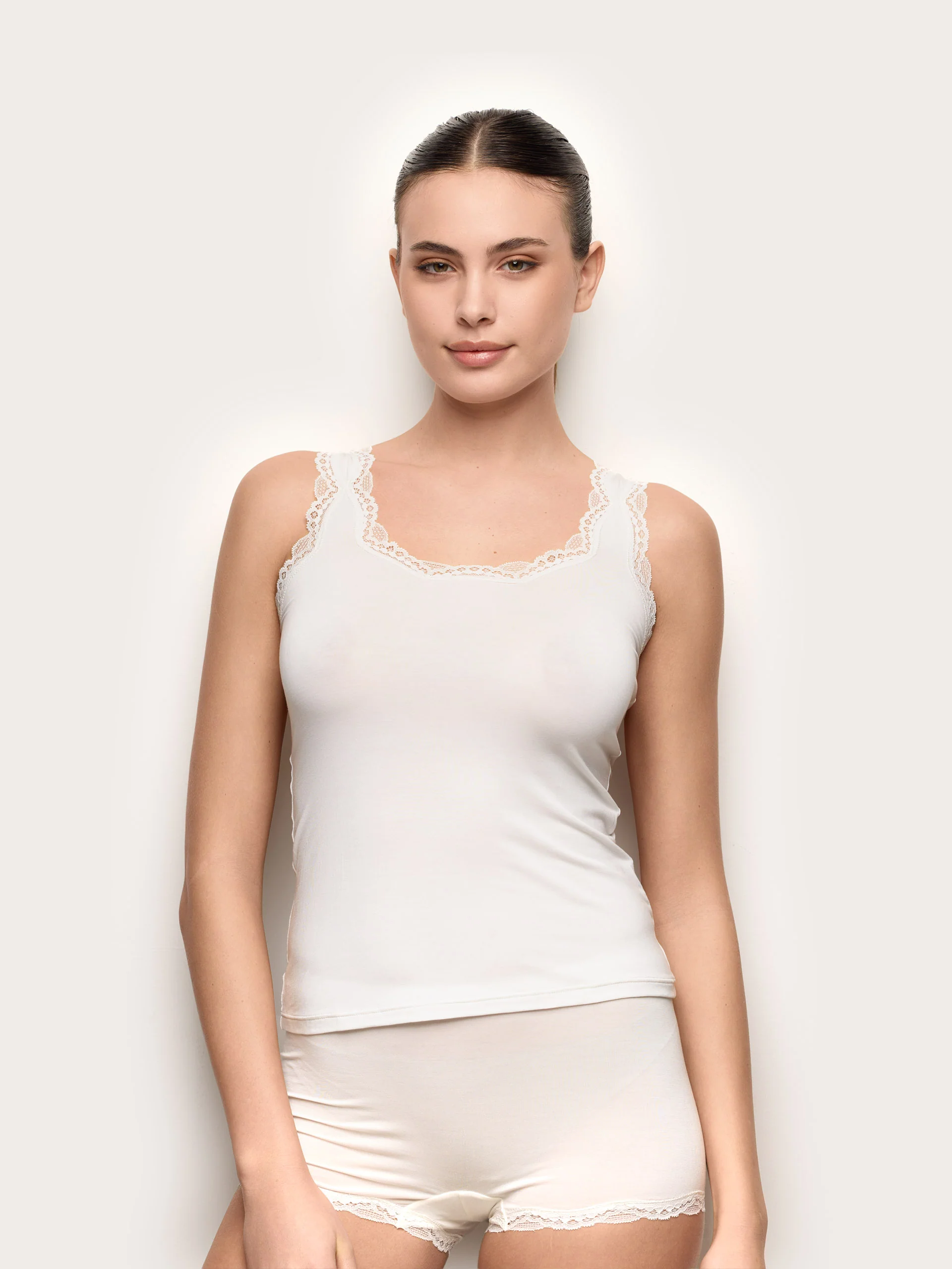 Canotta donna in TENCEL™ Modal con seta