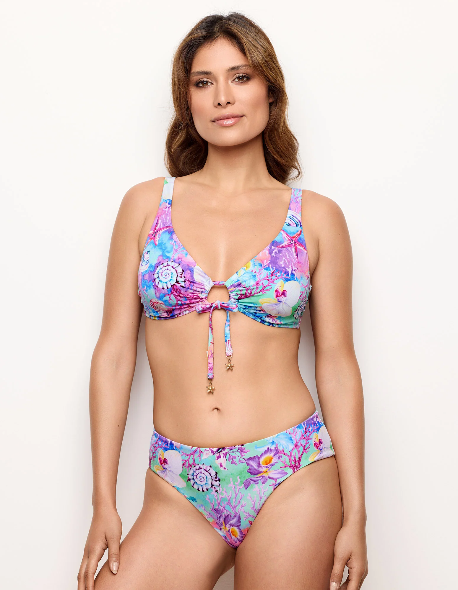 Costume a balconcino sfoderato con coppe differenziate Mermaid