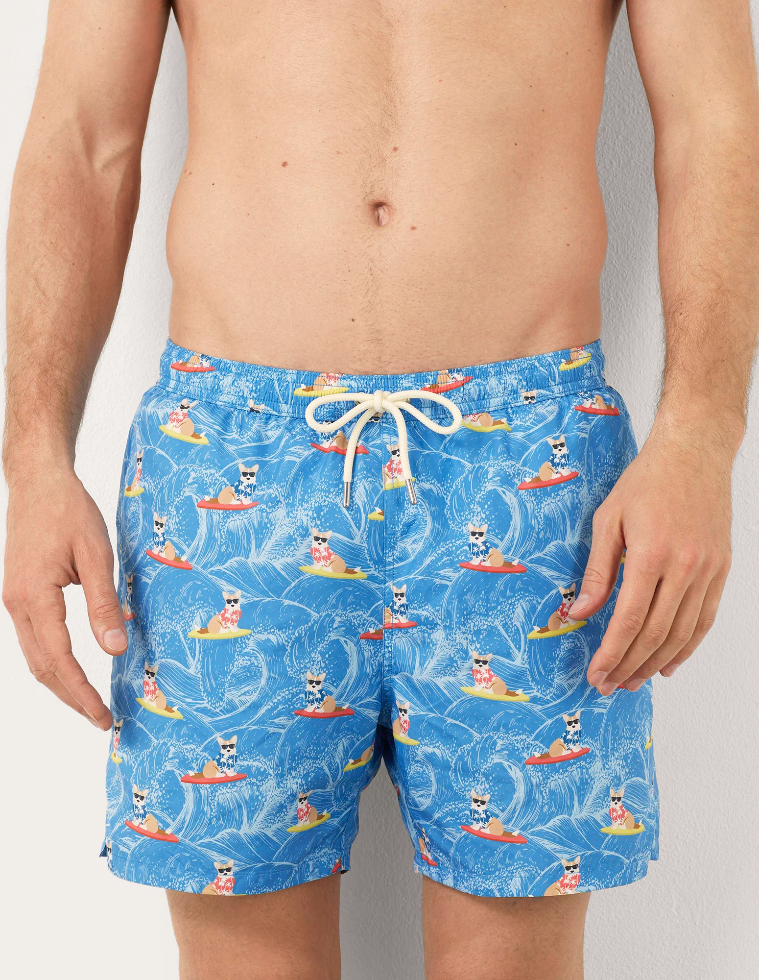 Costume boxer da uomo con cani sul surf Funny I - Image 2