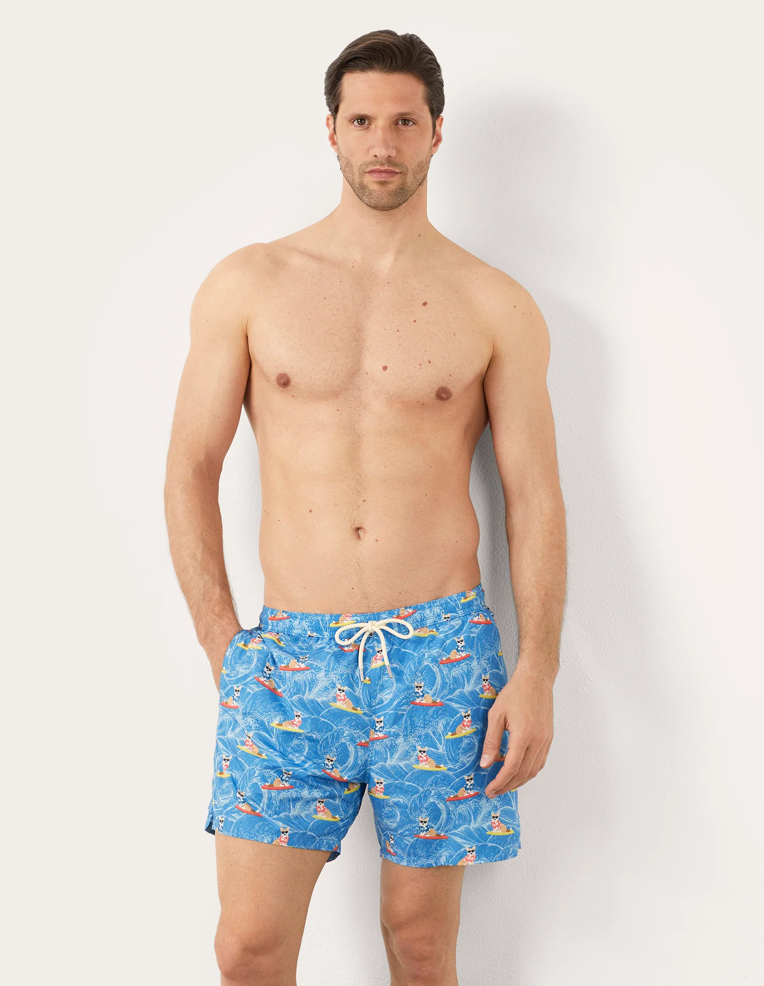 Costume boxer da uomo con cani sul surf Funny I - Image 5