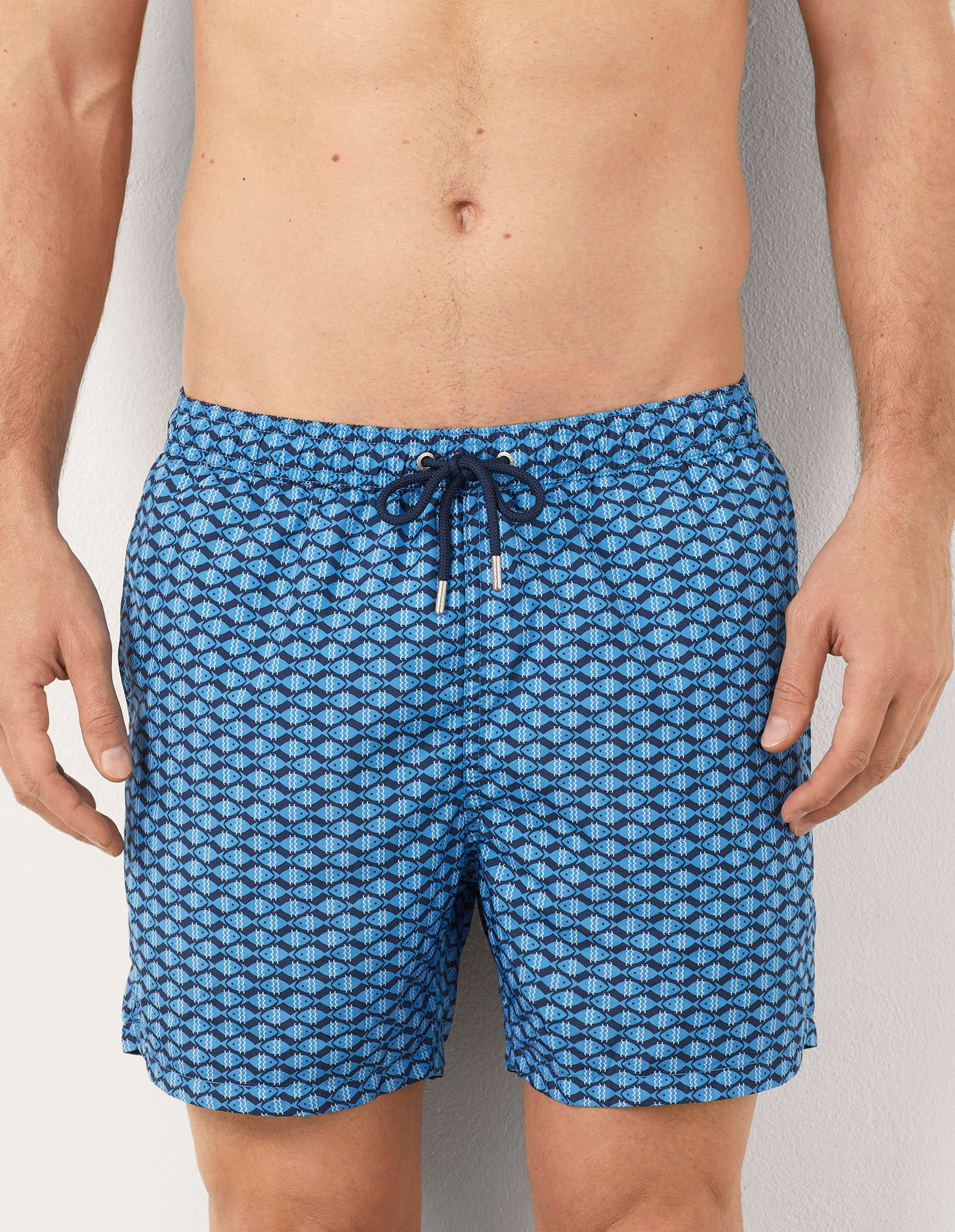 Costume boxer da uomo con pesci Marina I - Image 2