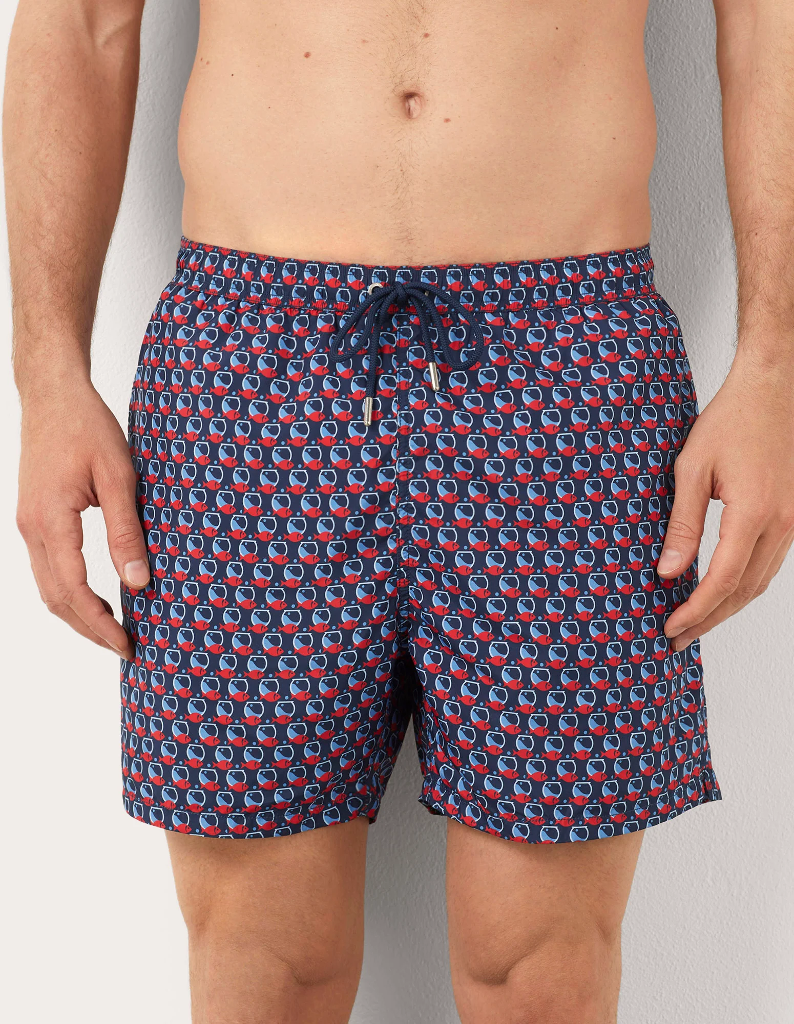 Costume boxer da uomo con pesci Marina I - Image 2