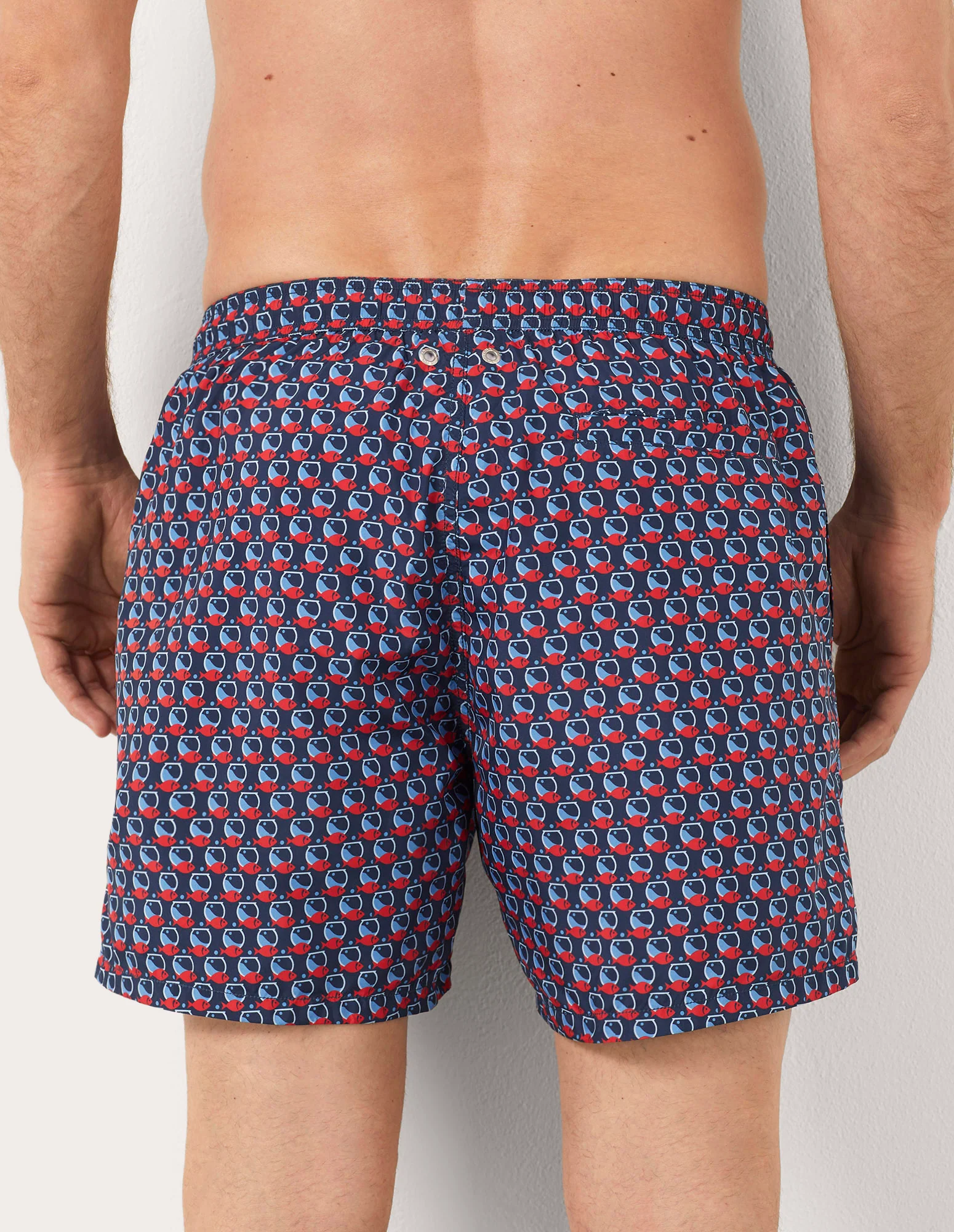 Costume boxer da uomo con pesci Marina I - Image 3