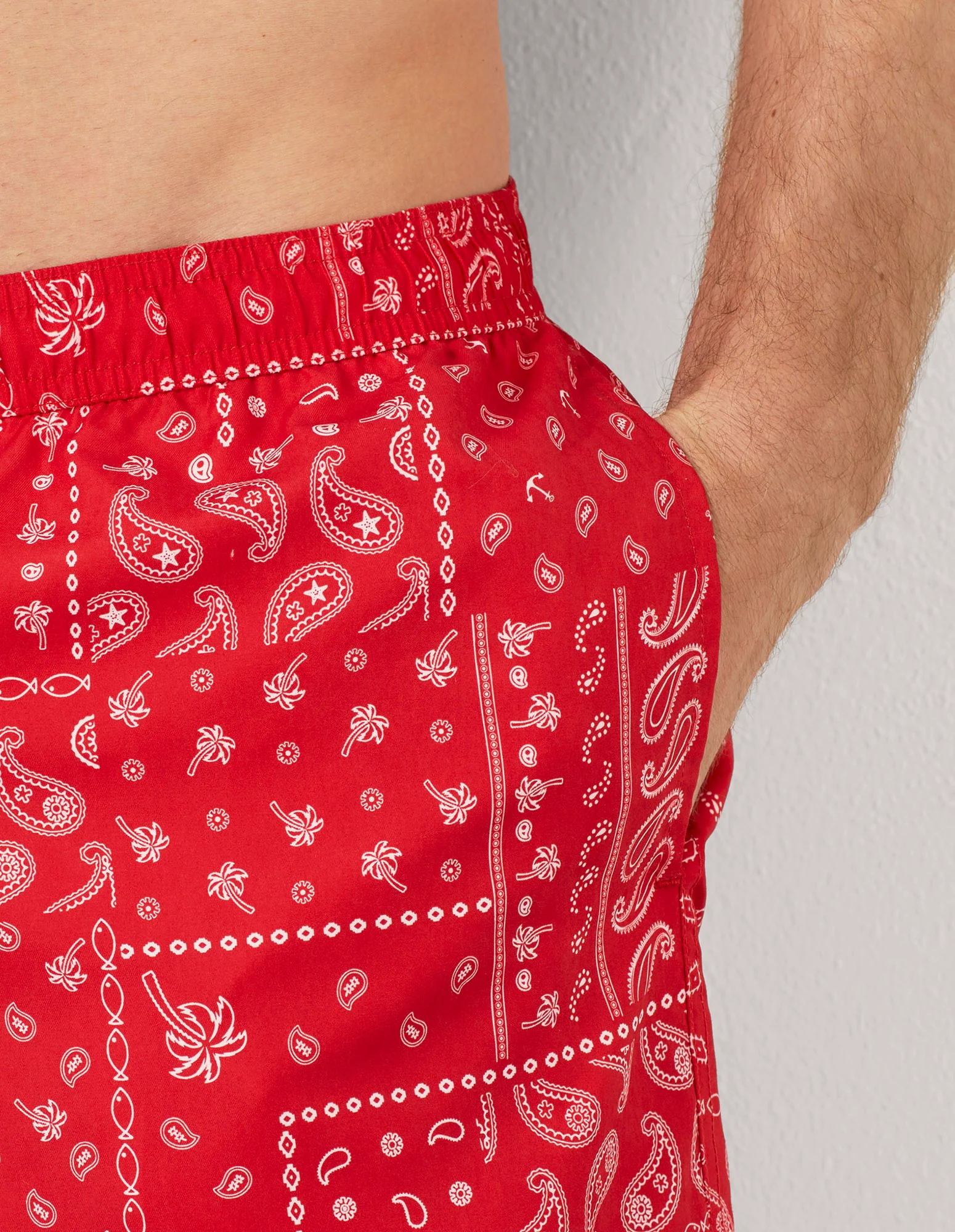 Costume boxer da uomo effetto cashmere Marina - Image 10