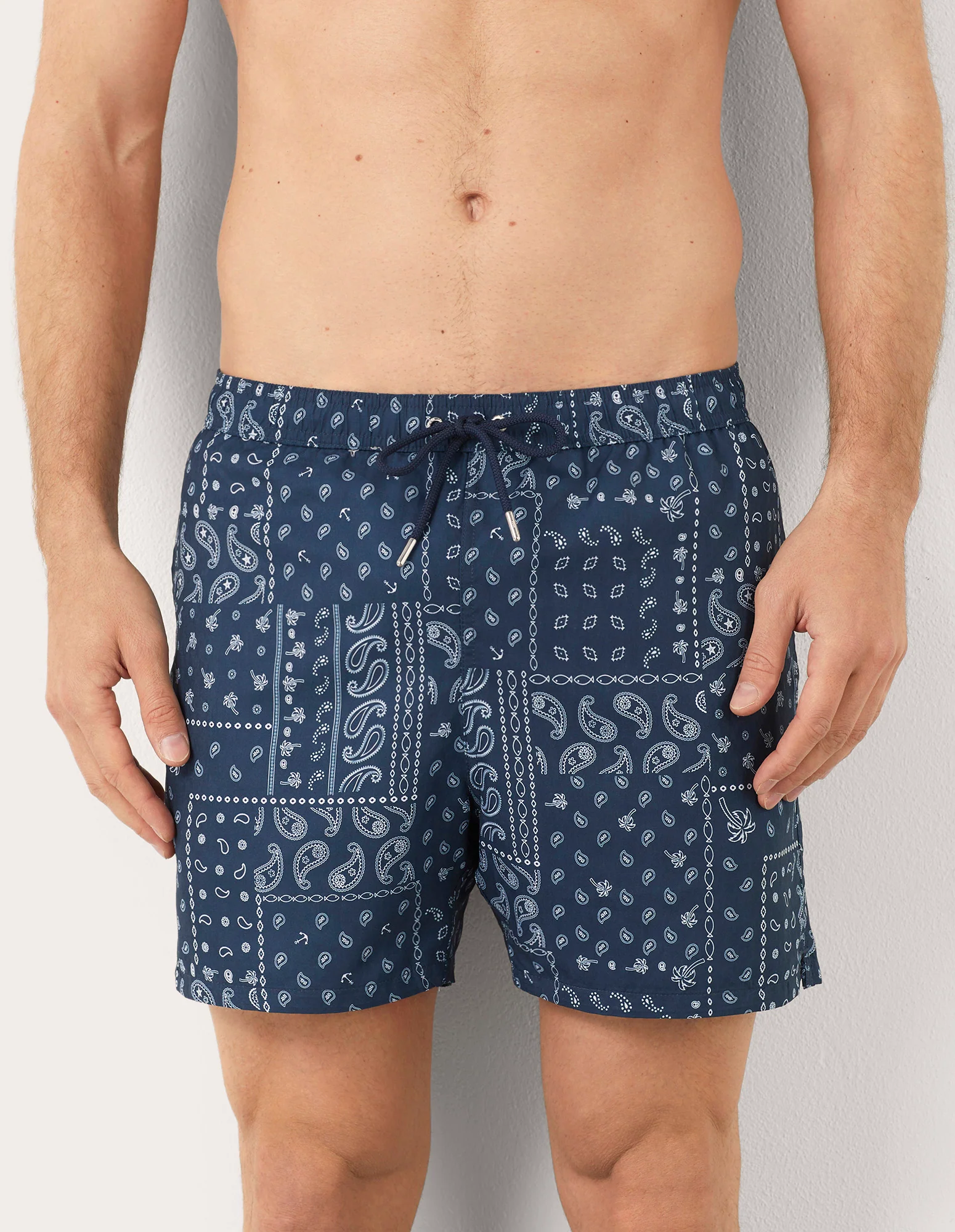 Costume boxer da uomo effetto cashmere Marina - Image 2